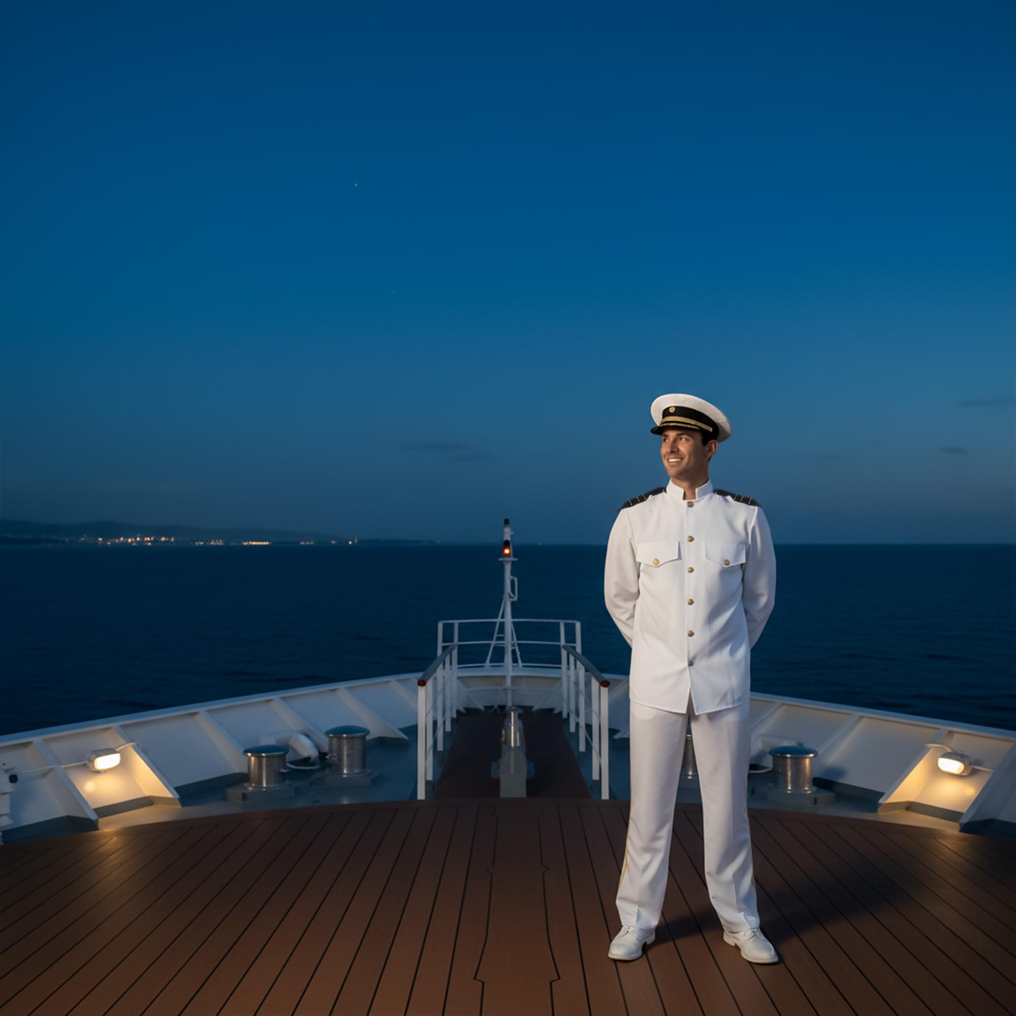 Naval Whites Chest Adult Costume