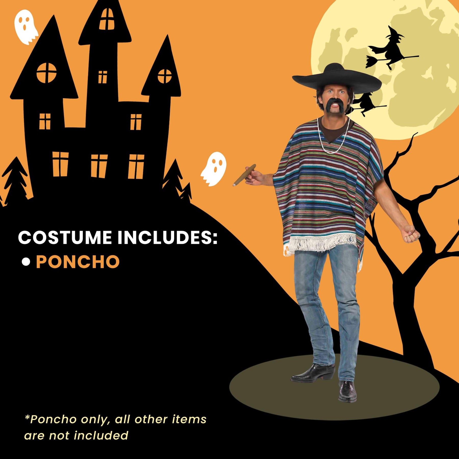 Authentic Poncho Child Costume