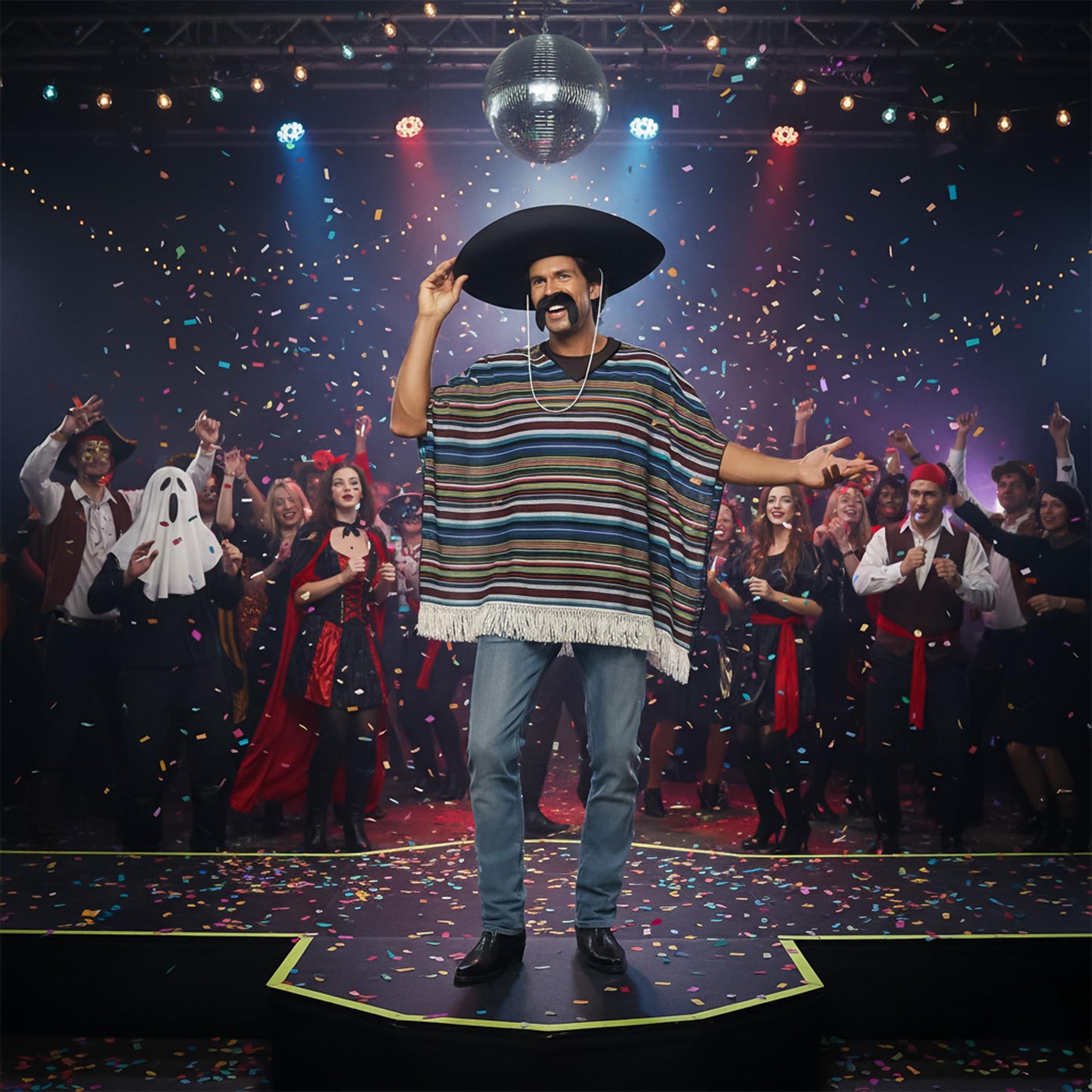 Authentic Poncho Child Costume