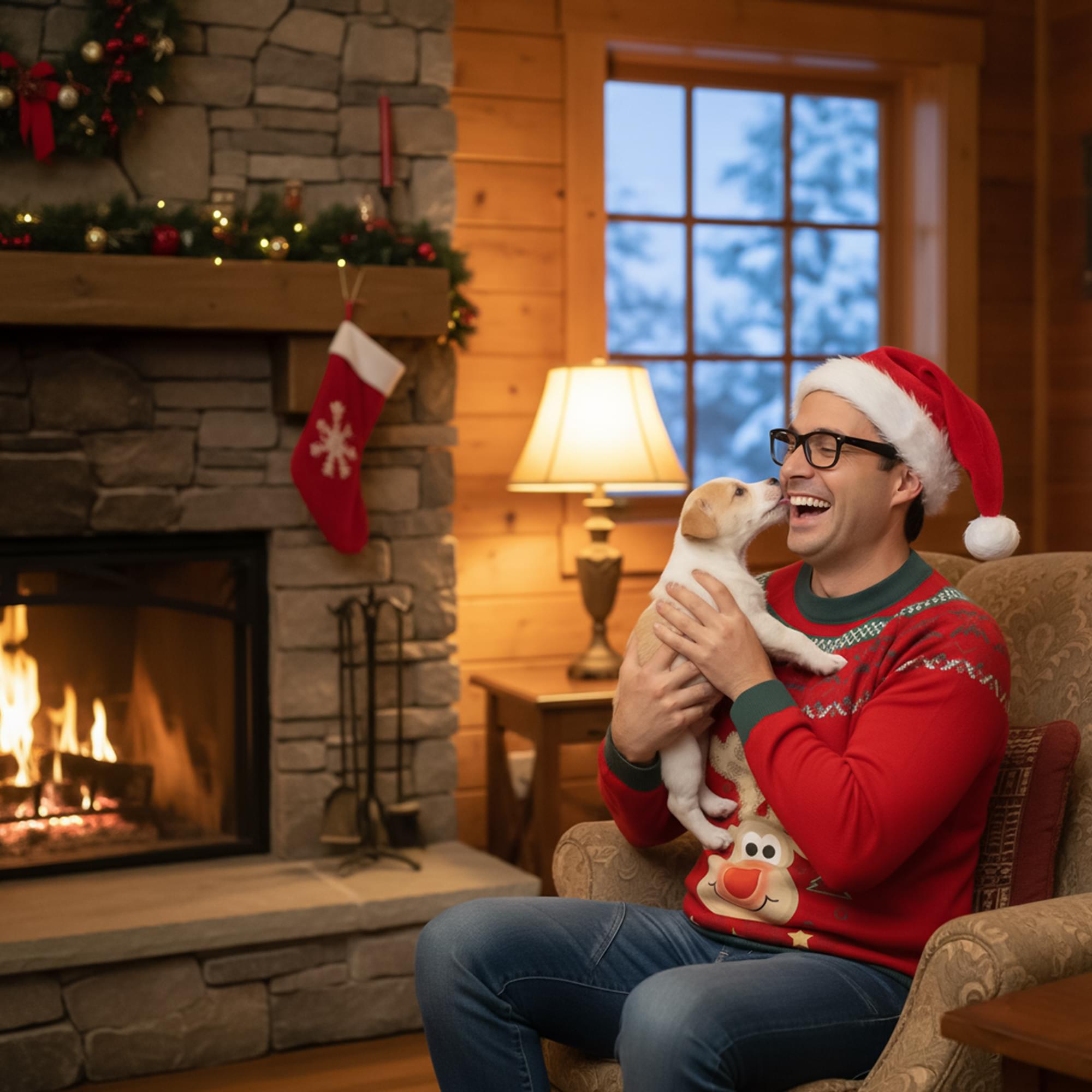 Christmas Jumper Chest Adult Costume