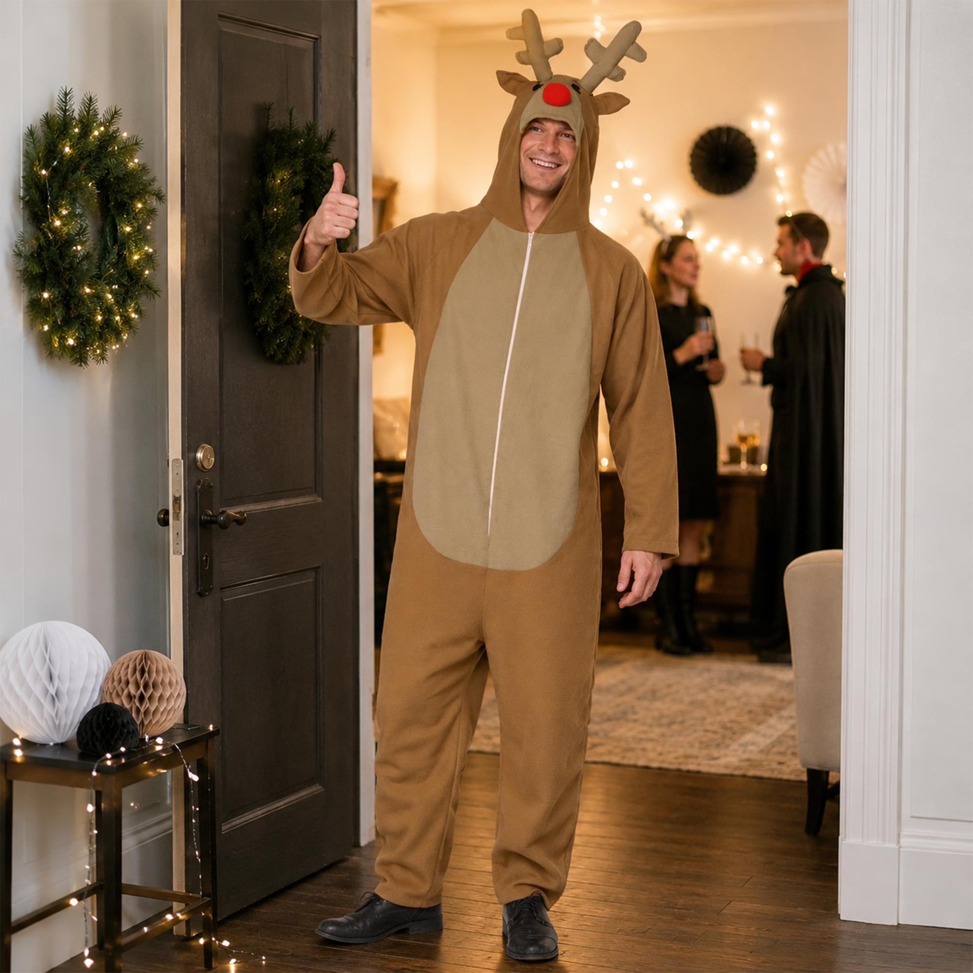 Reindeer All-In-One Adult Costume