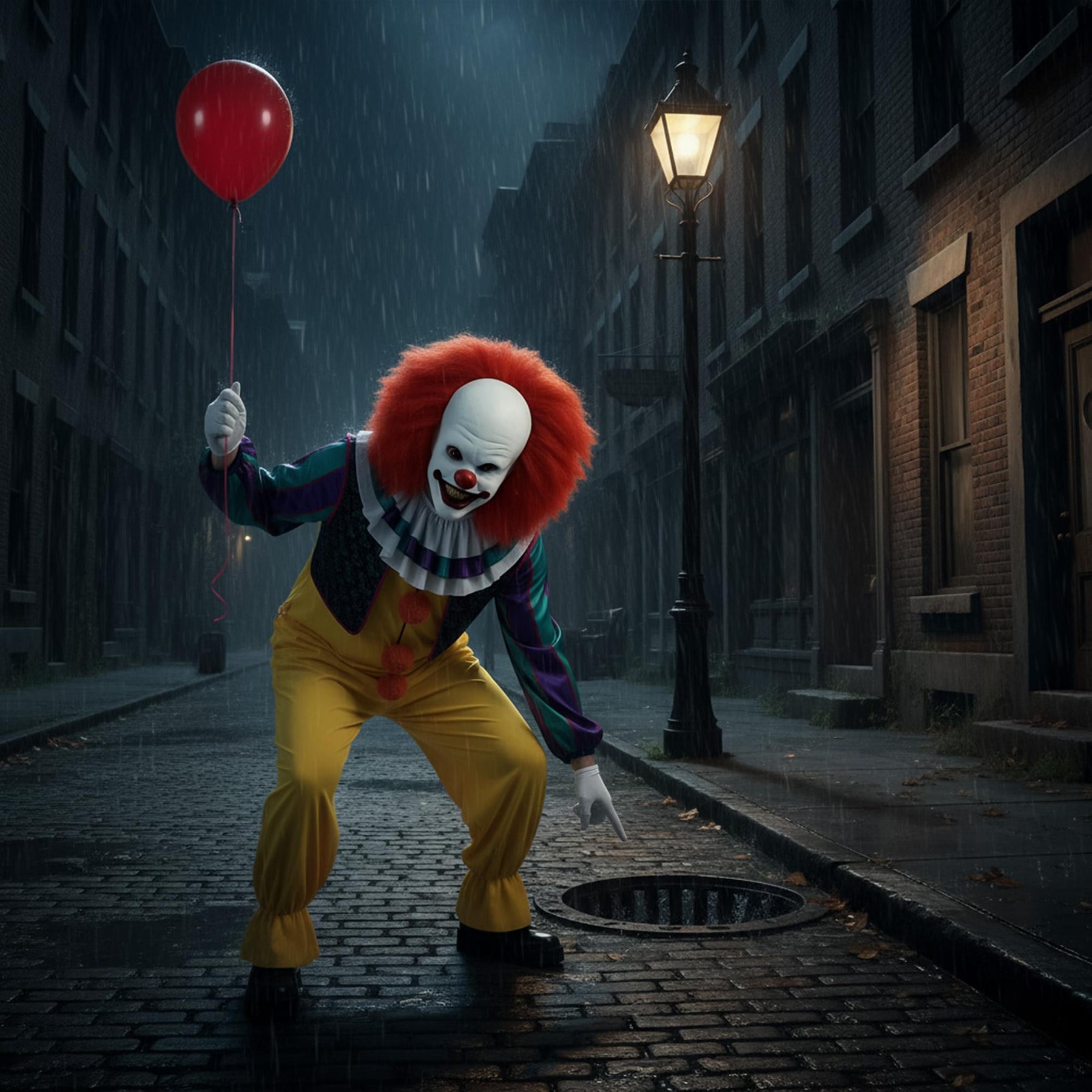 It 1990 Pennywise Mens Adult Costume