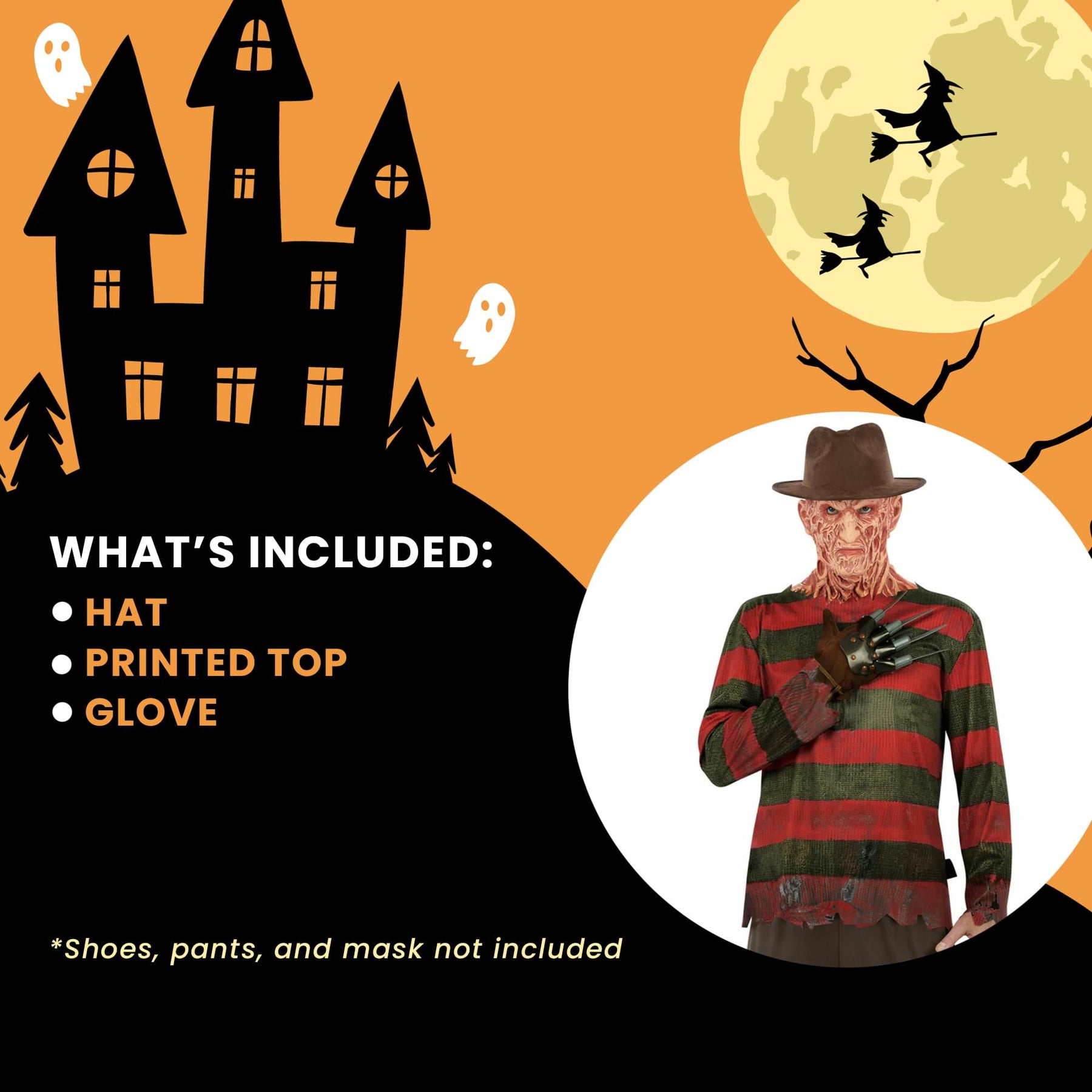A Nightmare On Elm Street Freddy Krueger Adult Costume