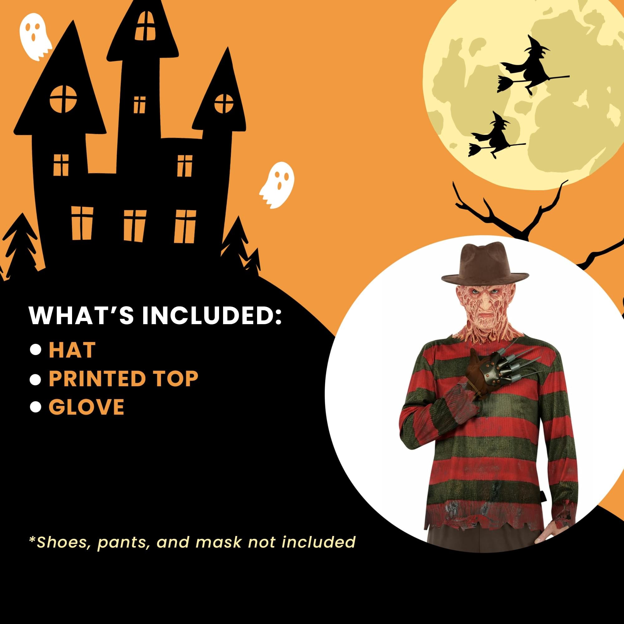 A Nightmare On Elm Street Freddy Krueger Adult Costume
