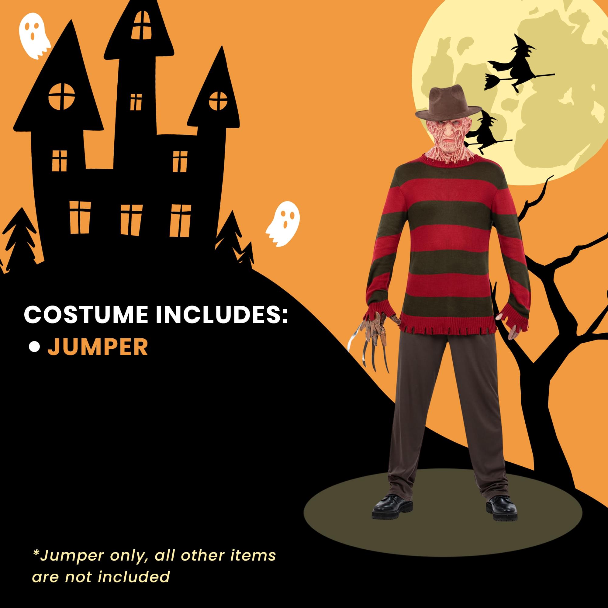 Freddy Krueger Jumper Adult Costume