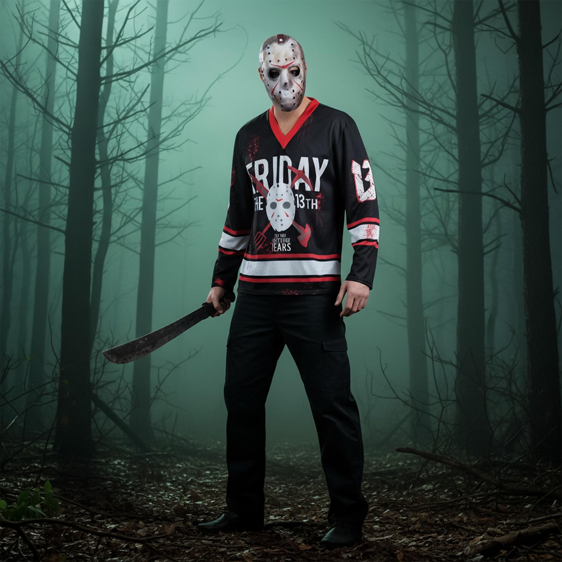 Friday the 13th Hockey Top Adult Costume