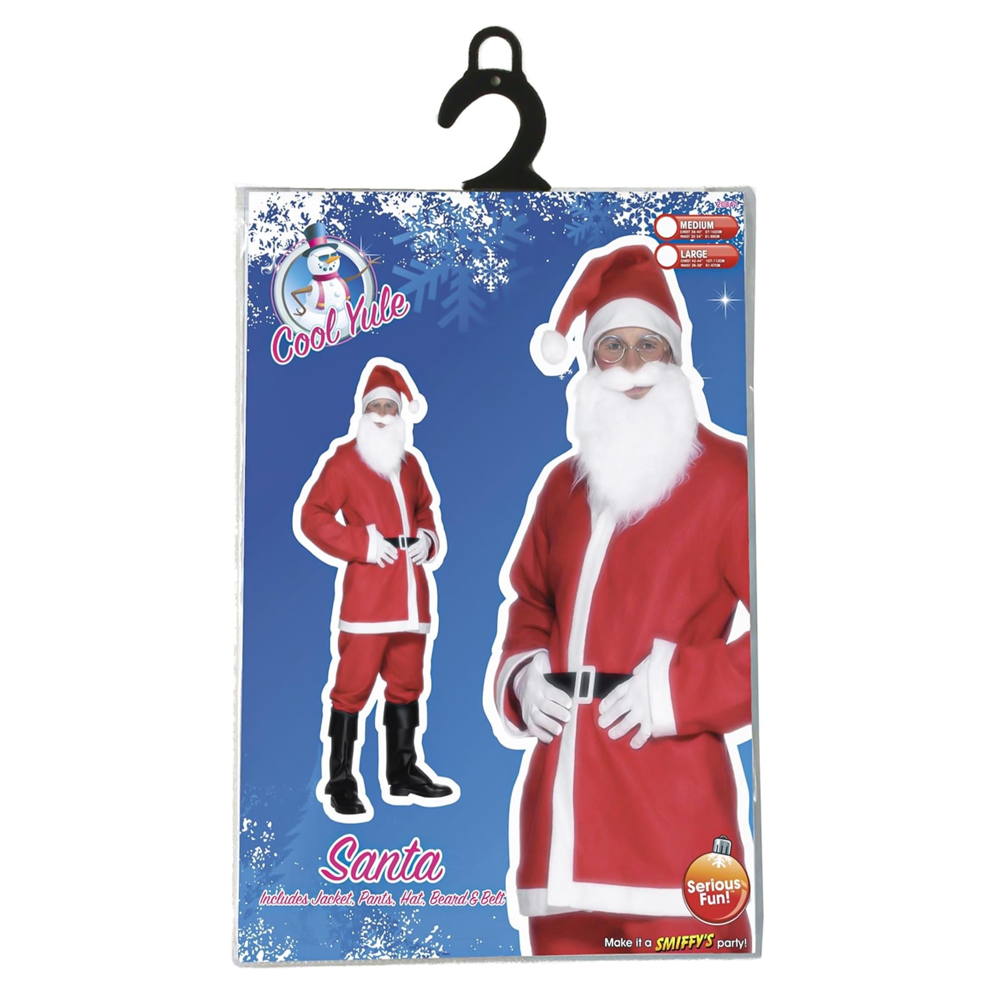Santa Chest Adult Costume