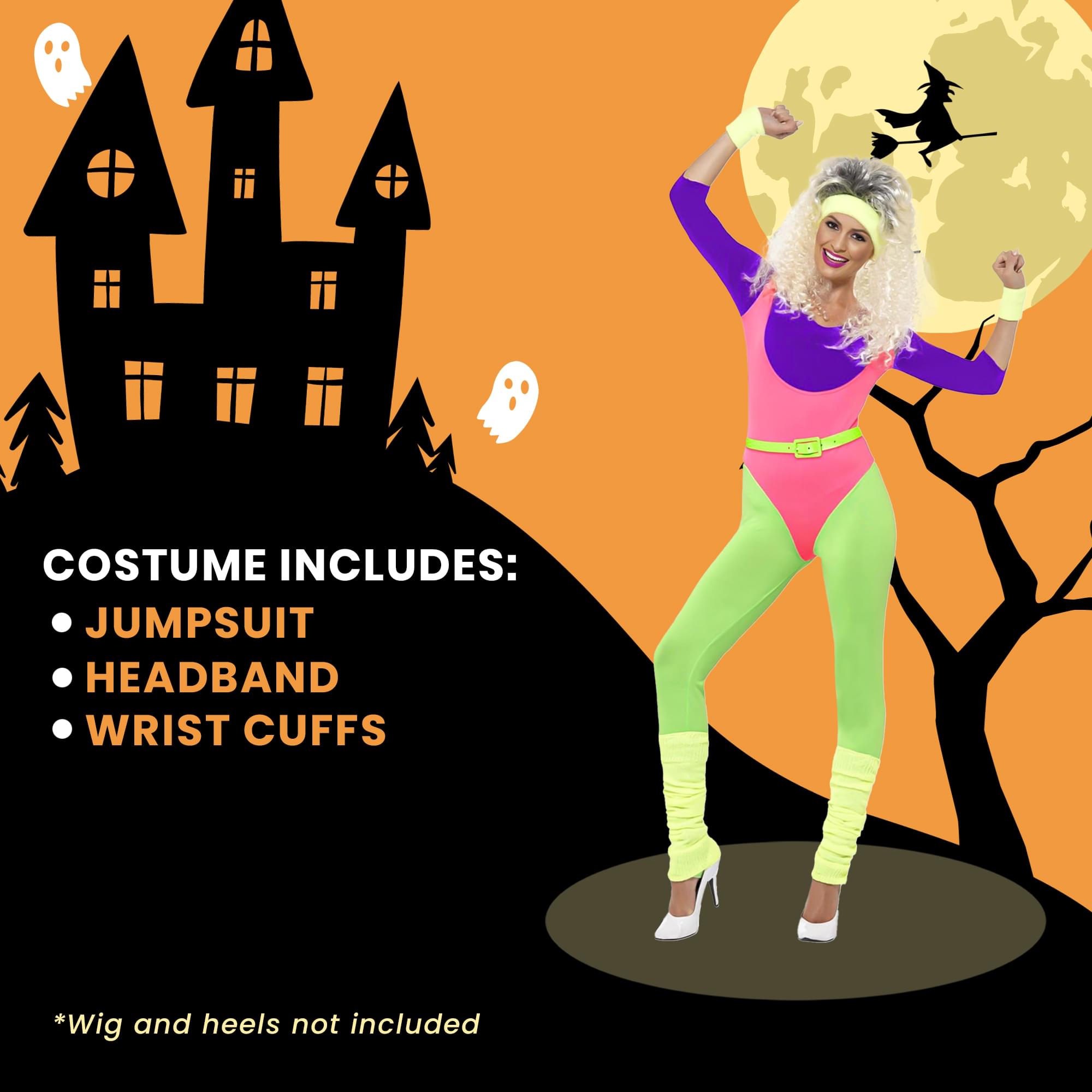80 Work Out Adult Costume