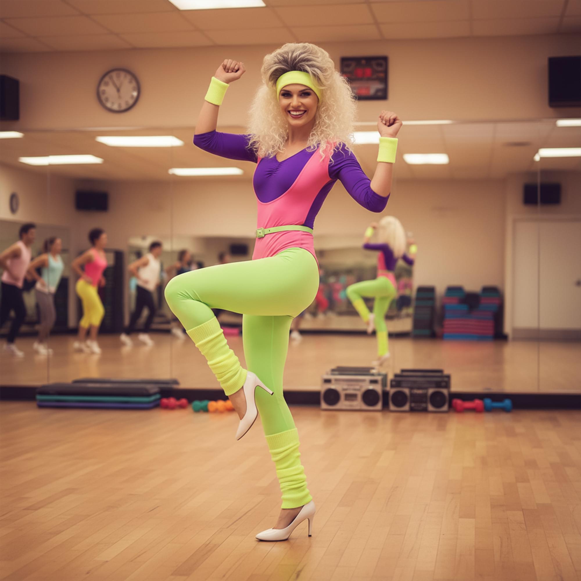 80 Work Out Adult Costume