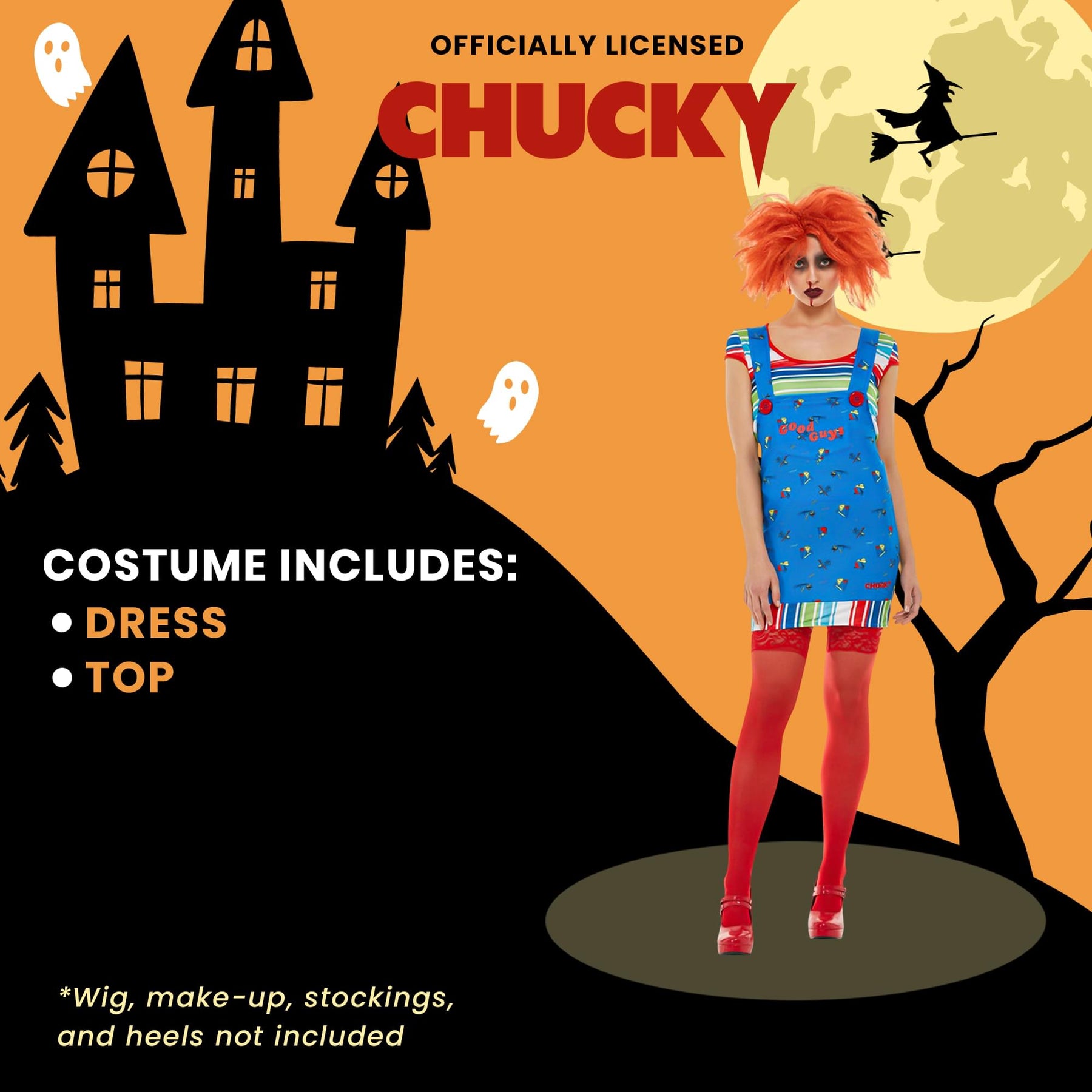 Female Chucky Child Costume