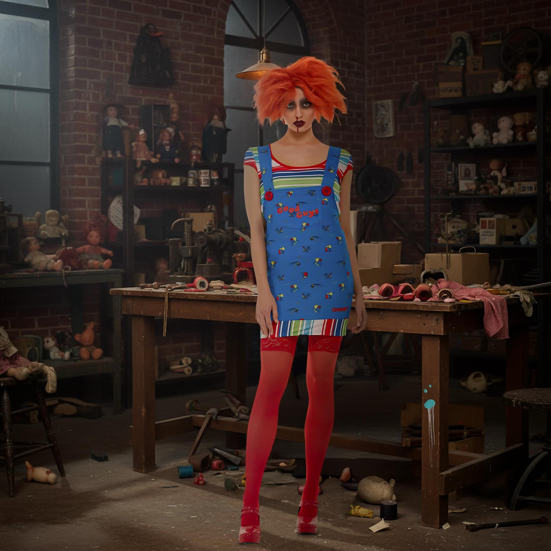 Female Chucky Child Costume