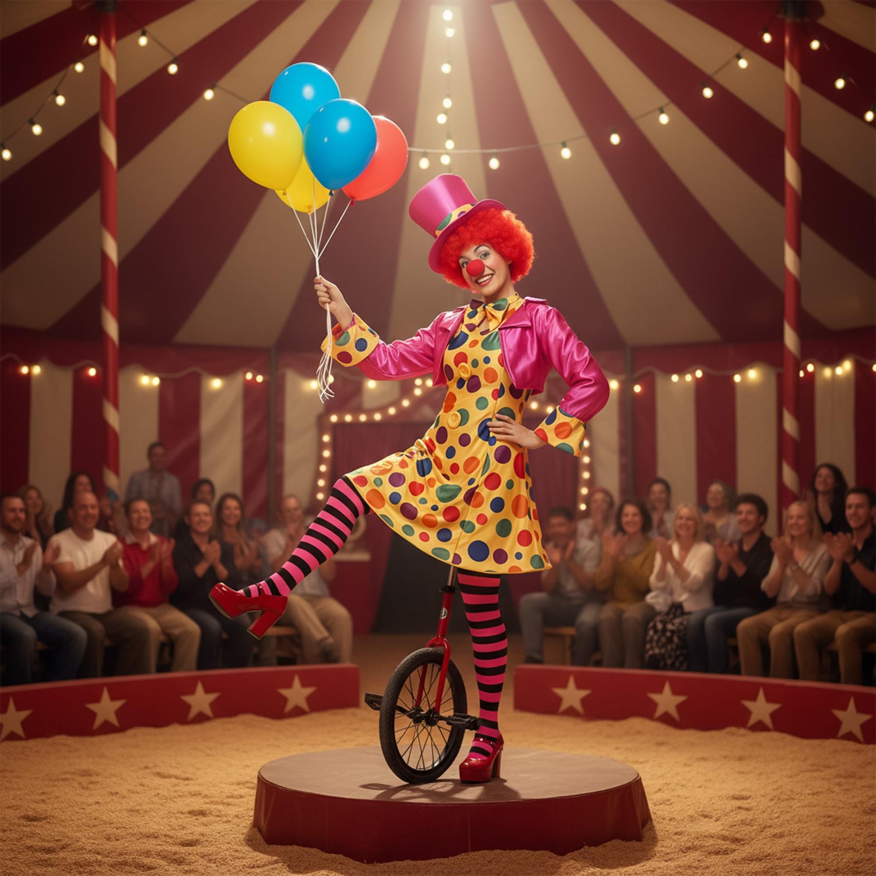 Clown Lady Adult Costume