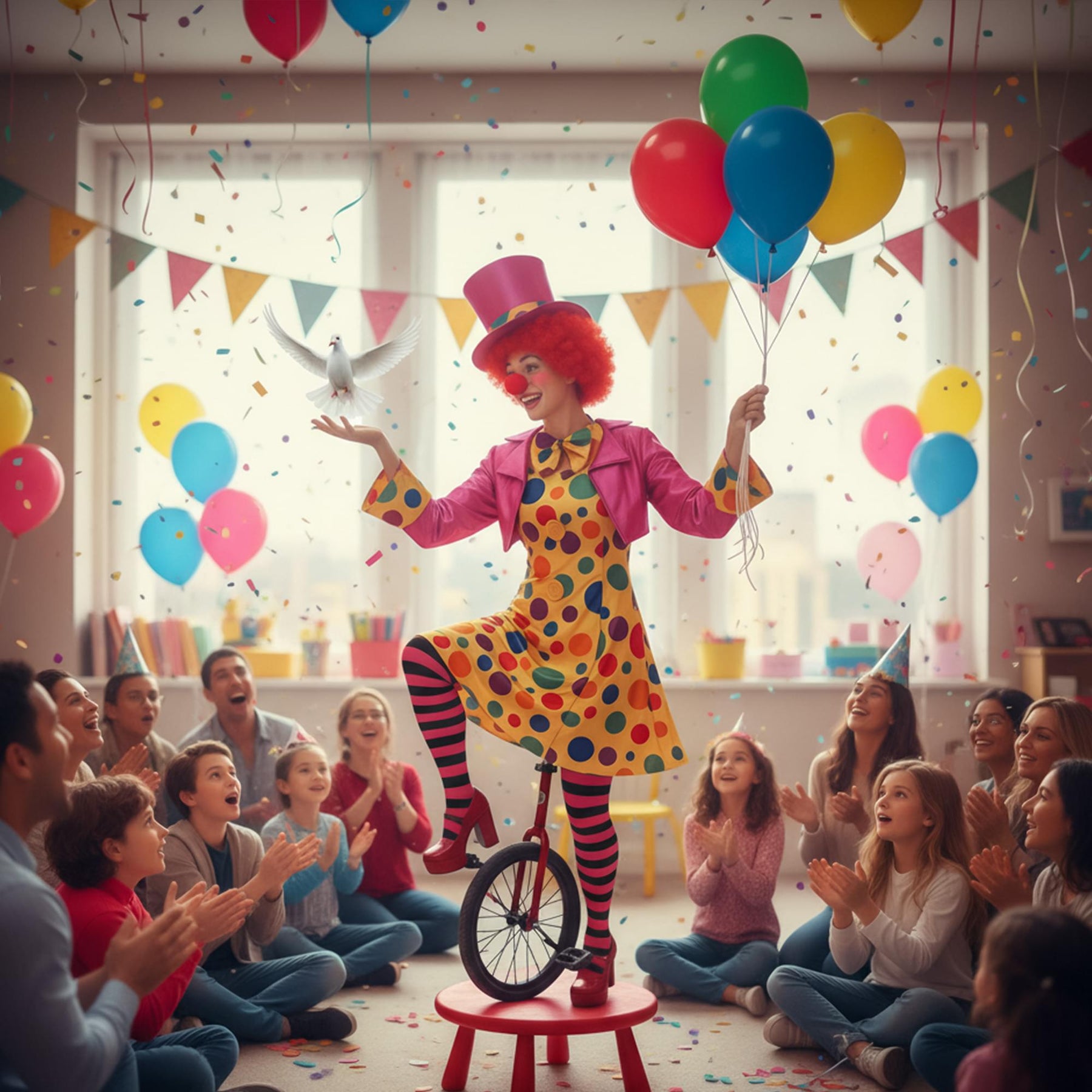 Clown Lady Adult Costume