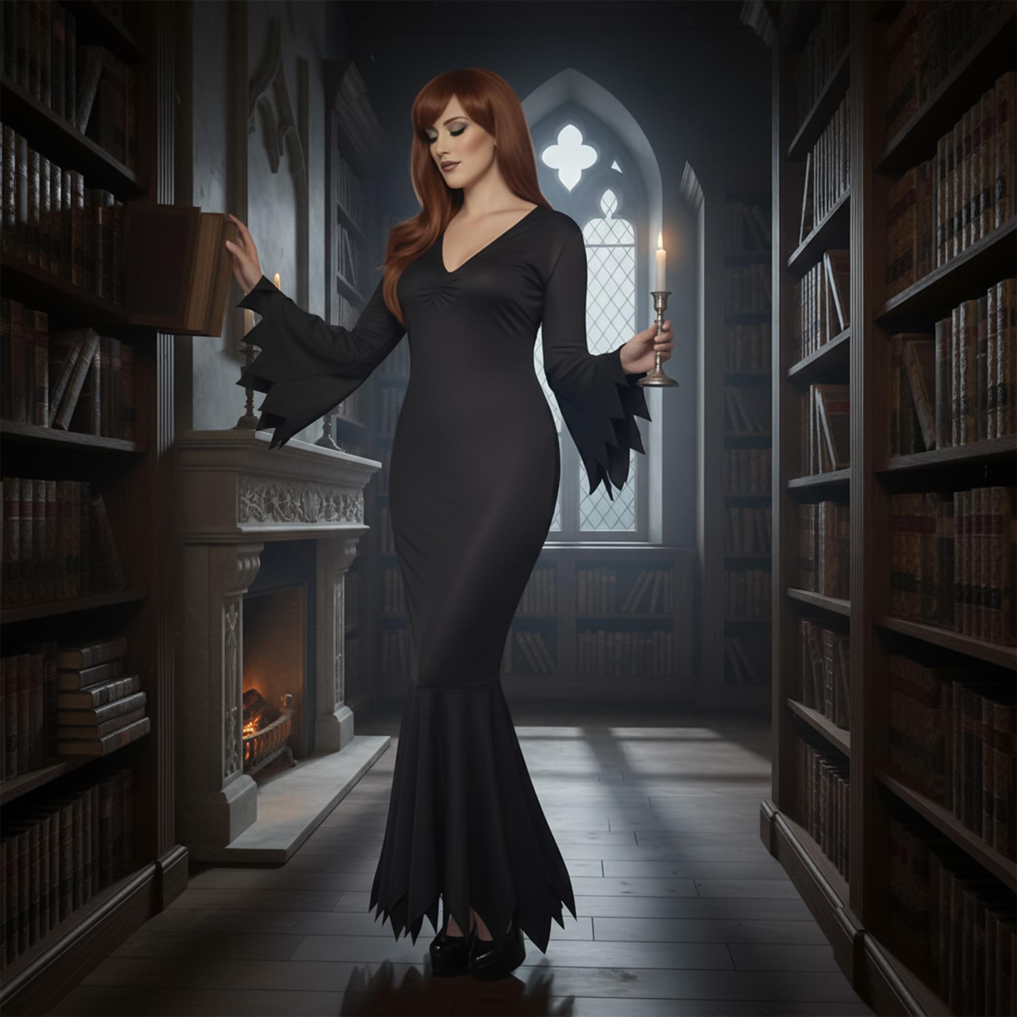 Black Vamp Adult Costume