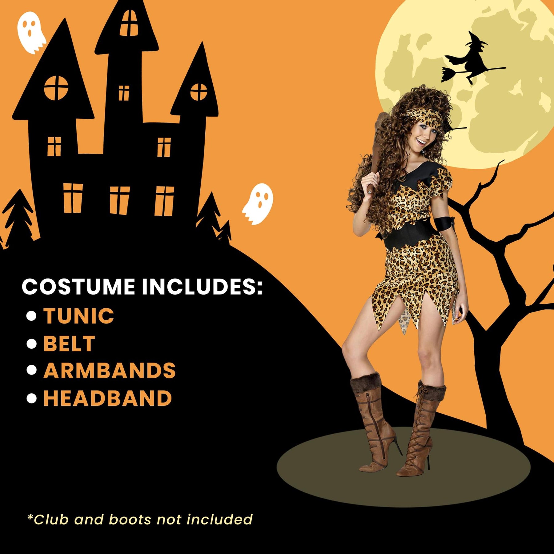 Cavewoman Tunic Adult Costume