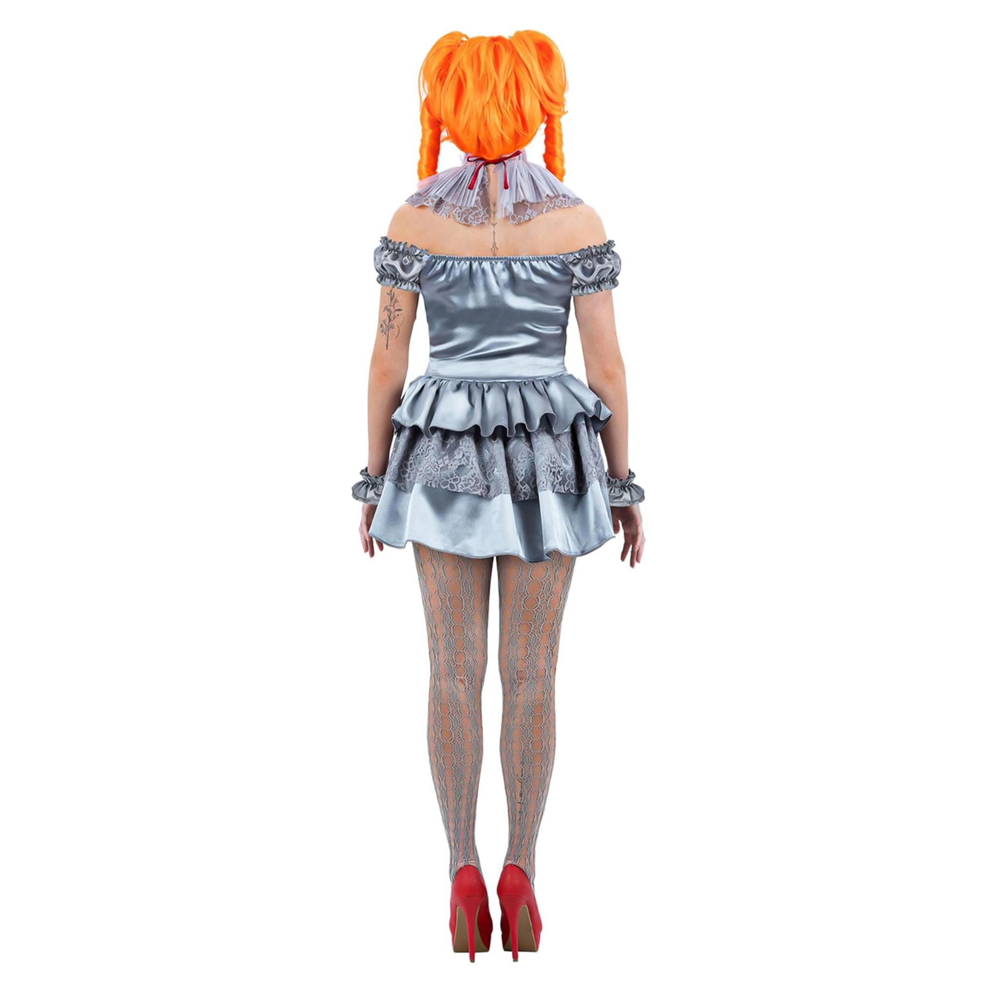 It Chapter 2, Pennywise Mini Dress Adult Costume