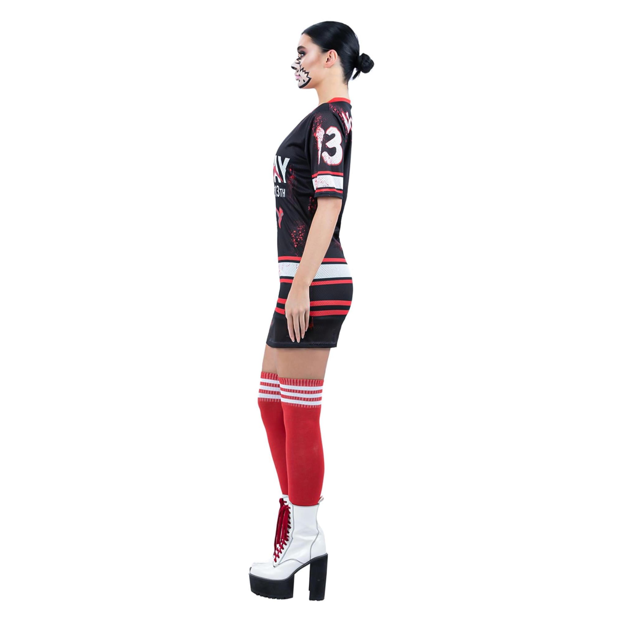 Women Friday the 13th Printed Hockey Adult Costume