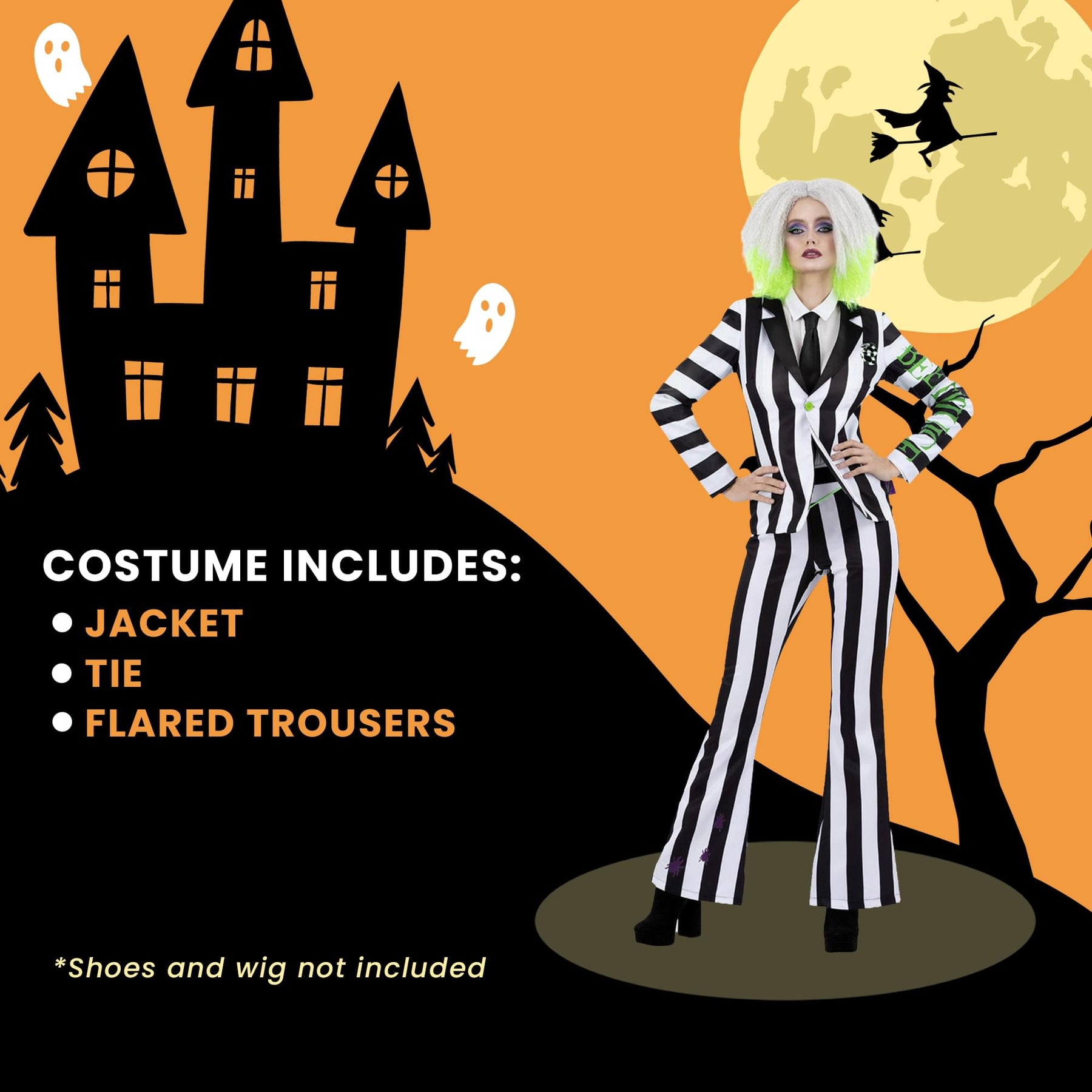 Beetlejuice Female Adult Costume