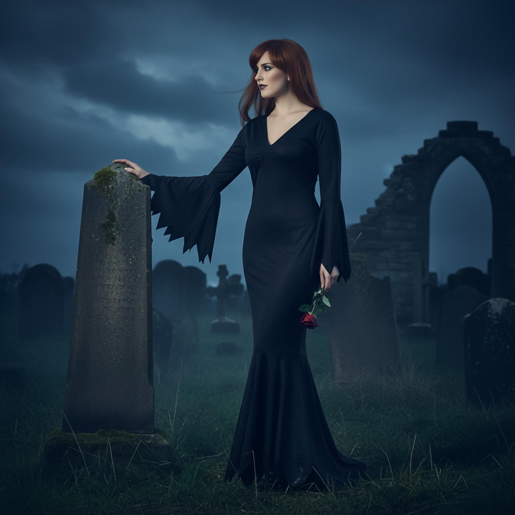 Black Vamp Adult Costume