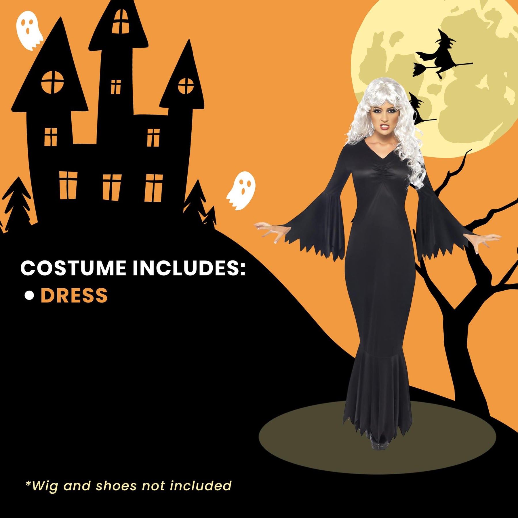 Black Vamp Adult Costume