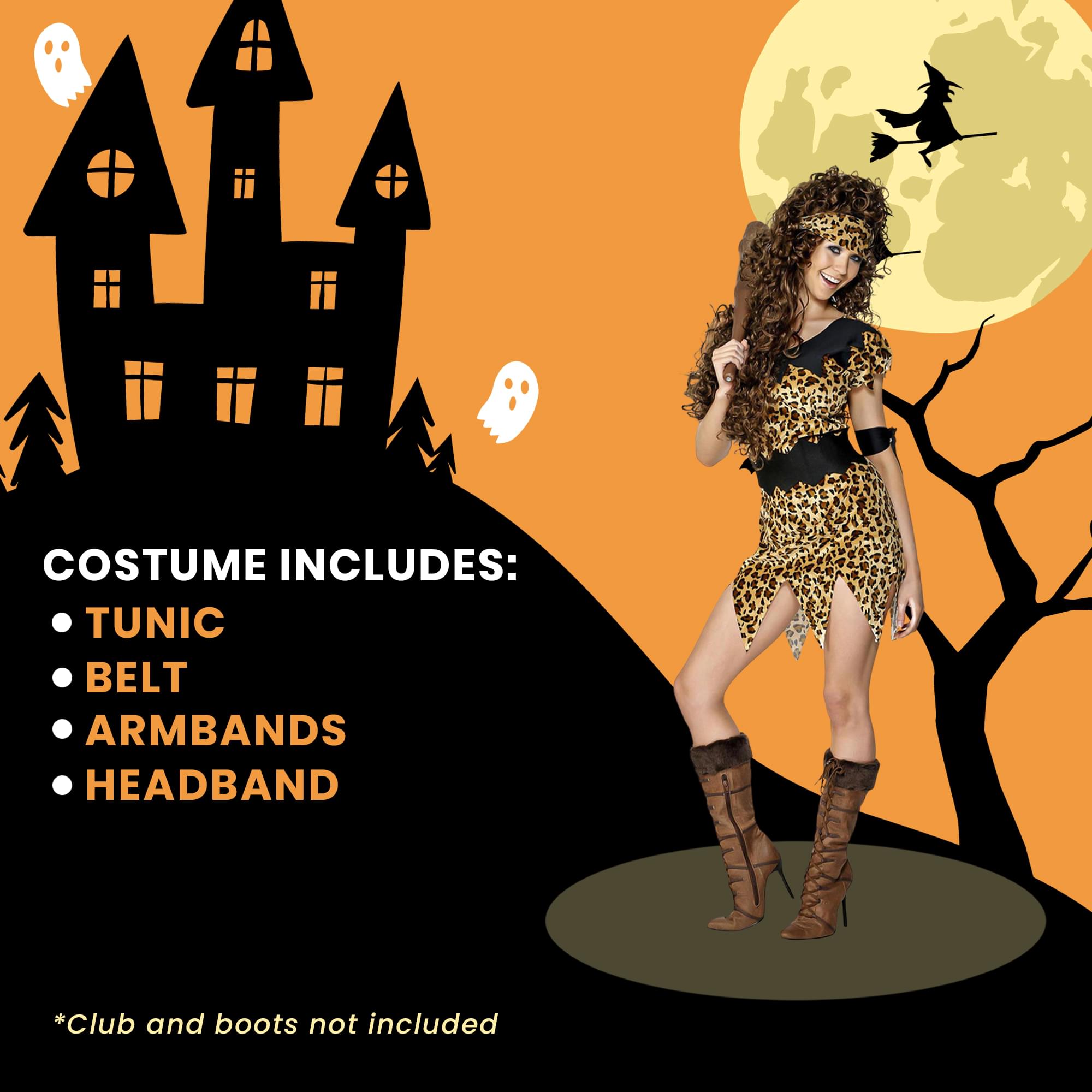 Cavewoman Tunic Adult Costume
