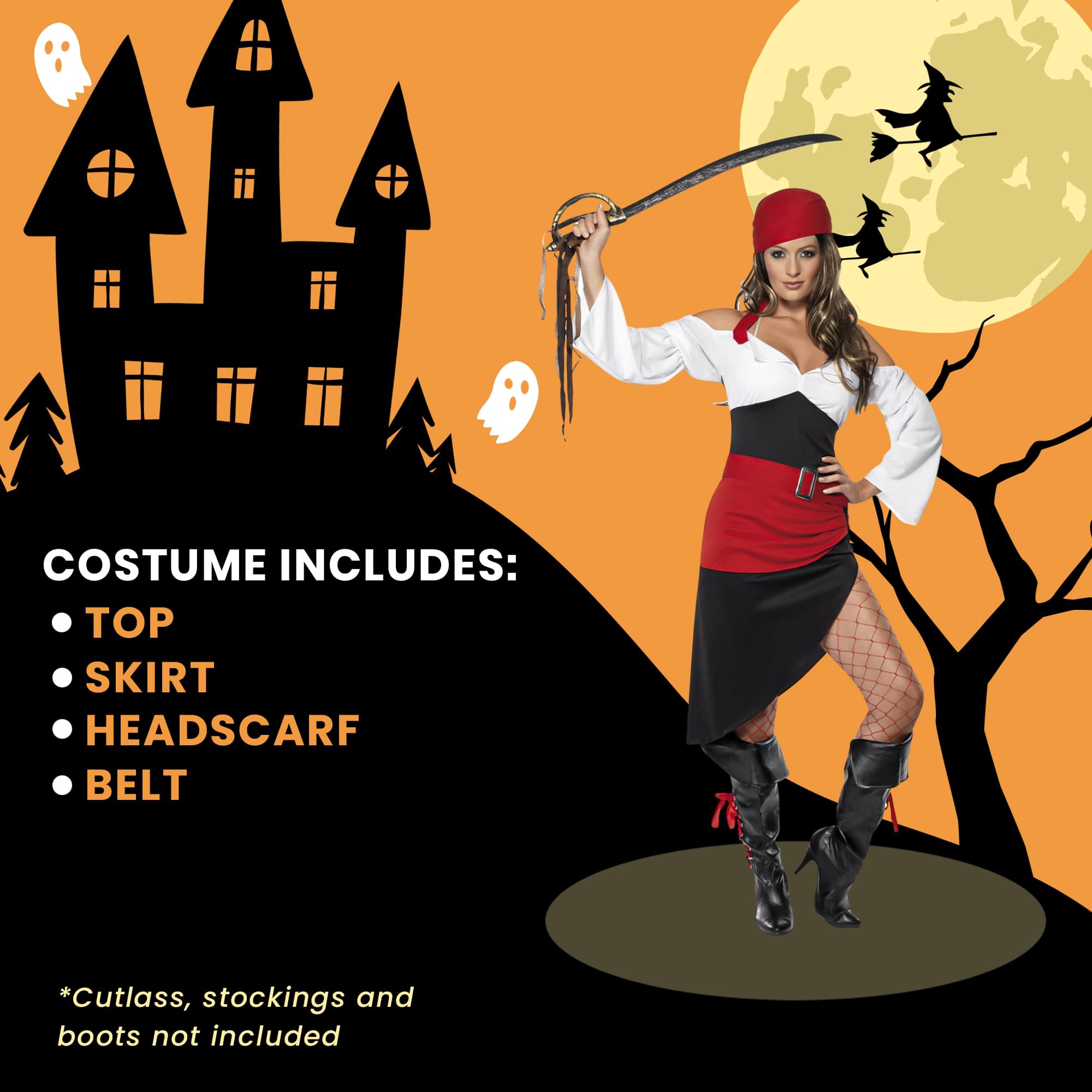 Sassy Pirate Adult Costume