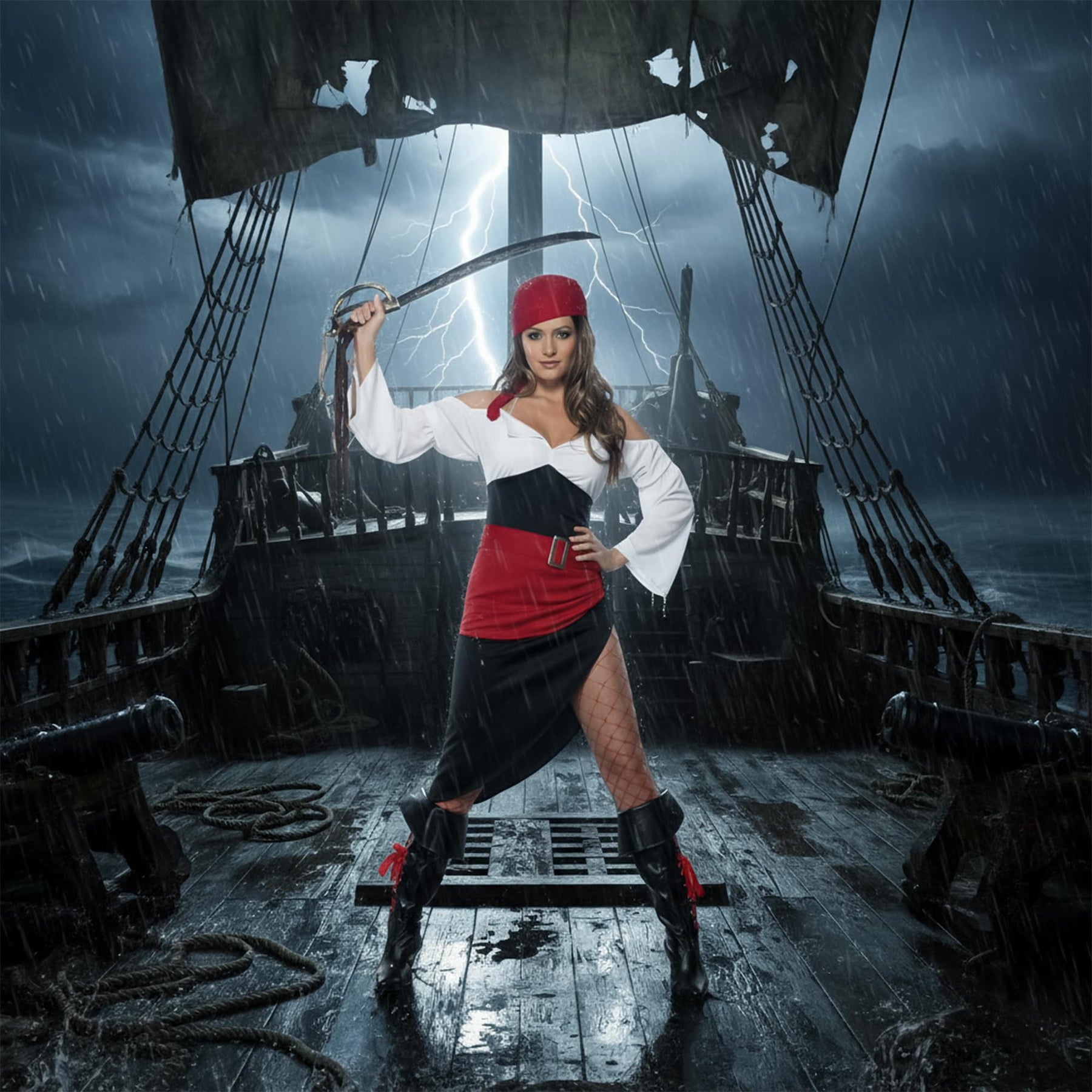 Sassy Pirate Adult Costume