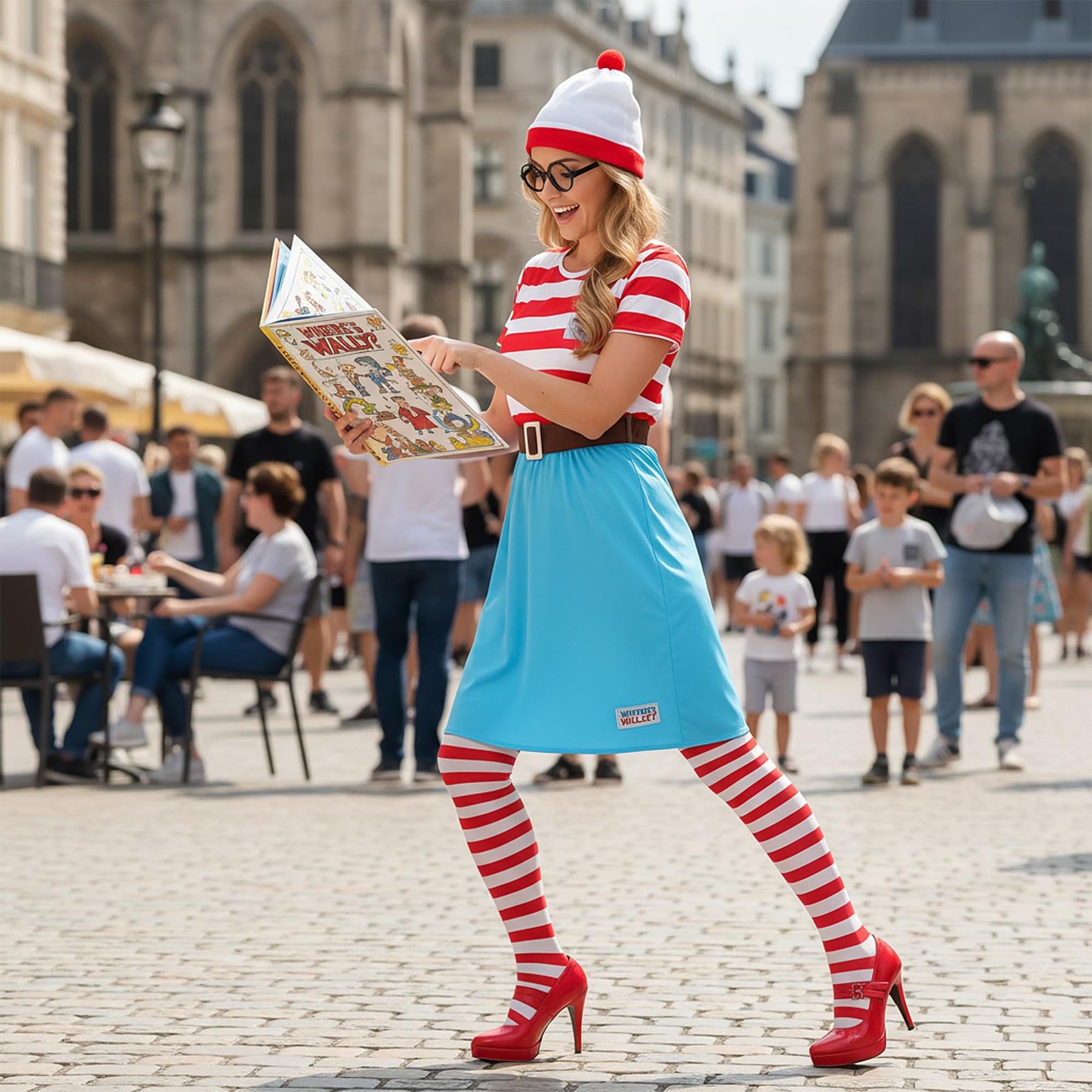 Where Wally? Wenda Adult Costume