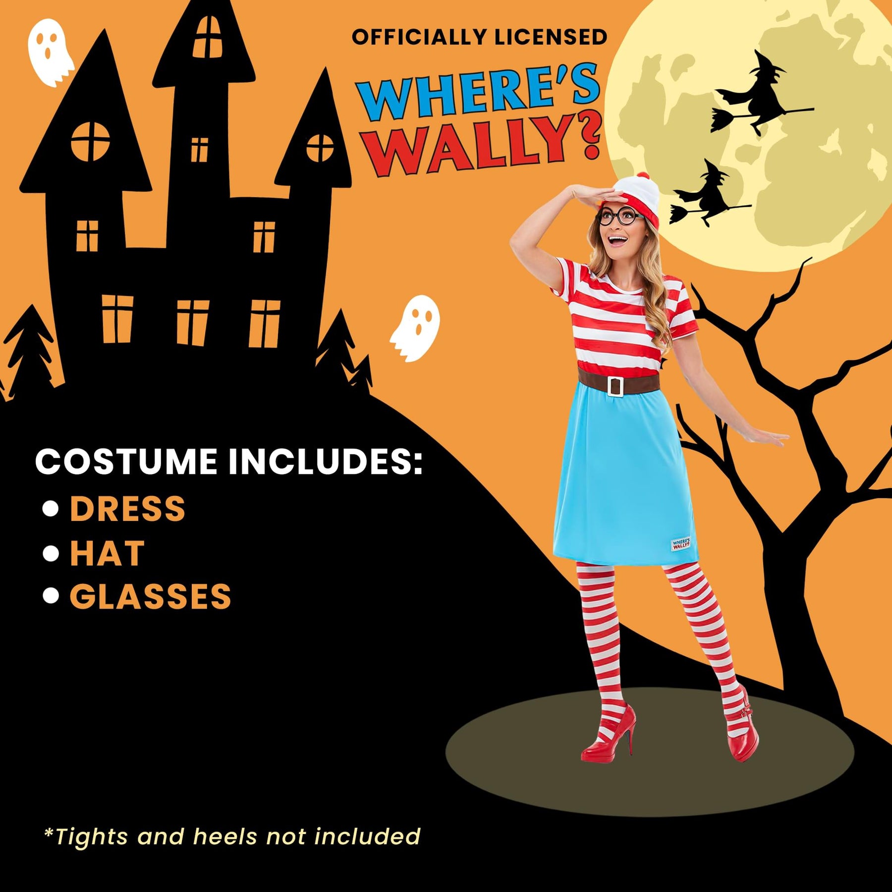 Where Wally? Wenda Adult Costume