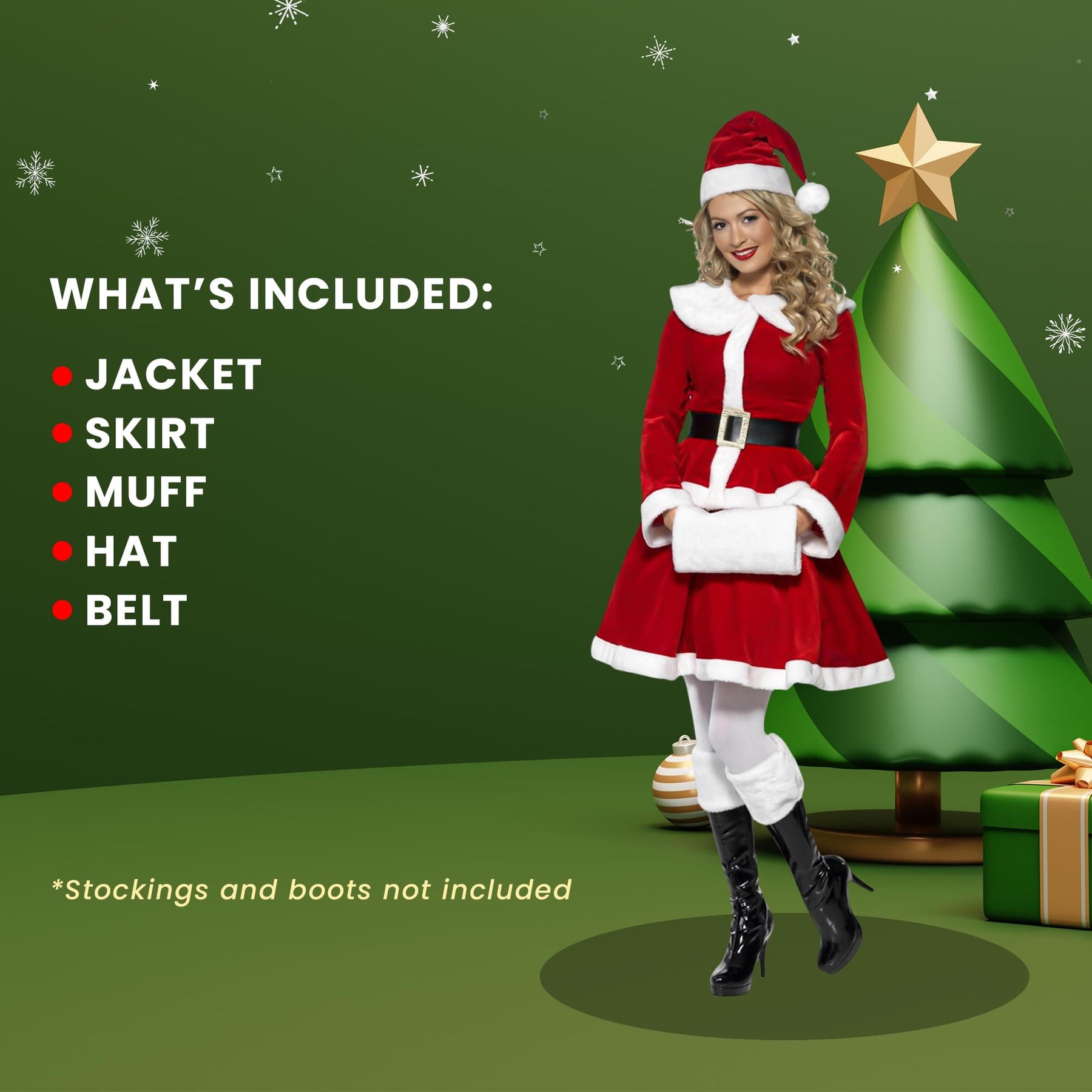 Miss Santa Adult Costume
