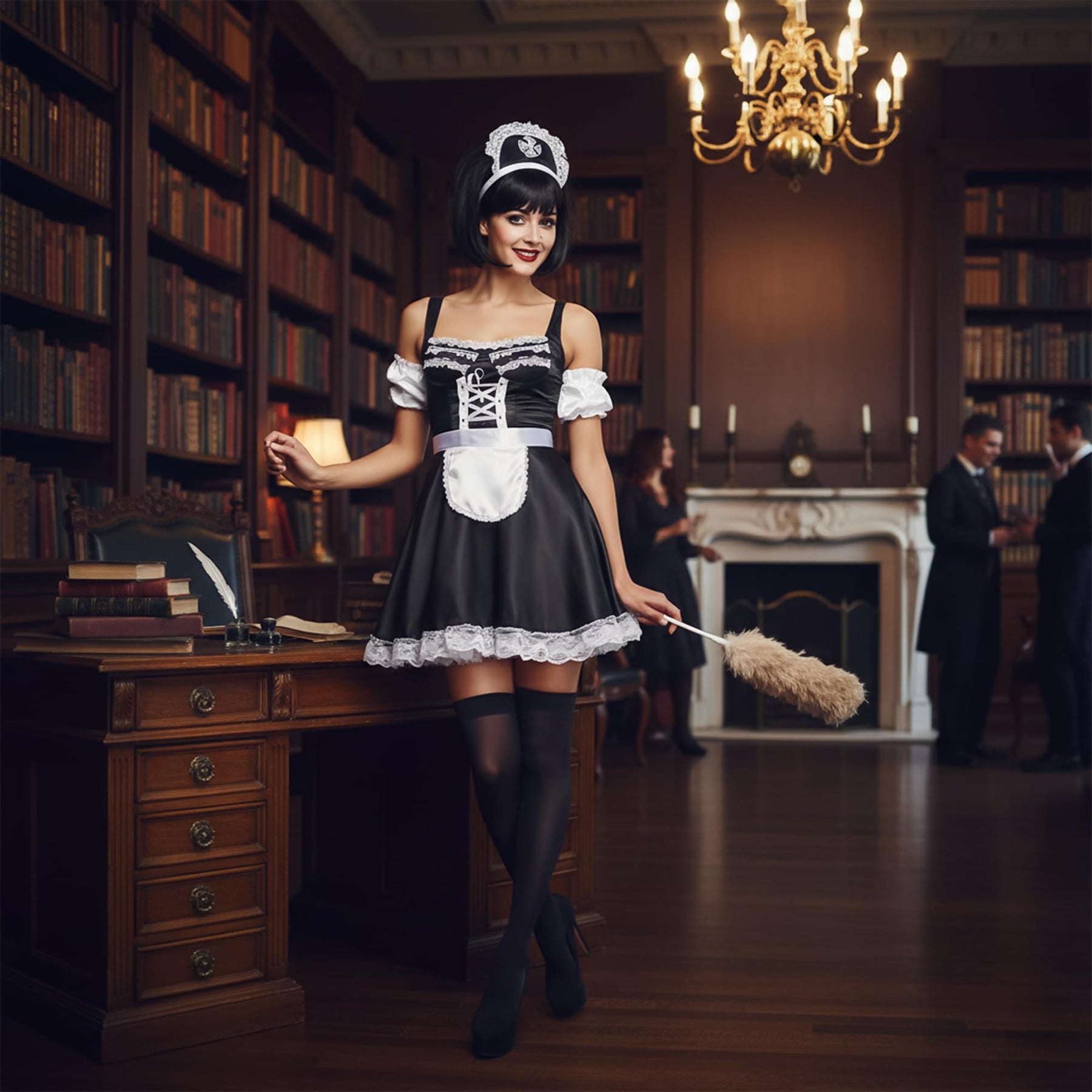 Fever Flirty French Maid Adult Costume