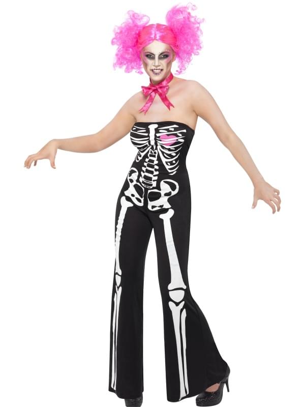 Sassy Disco Skeleton Costume Adult