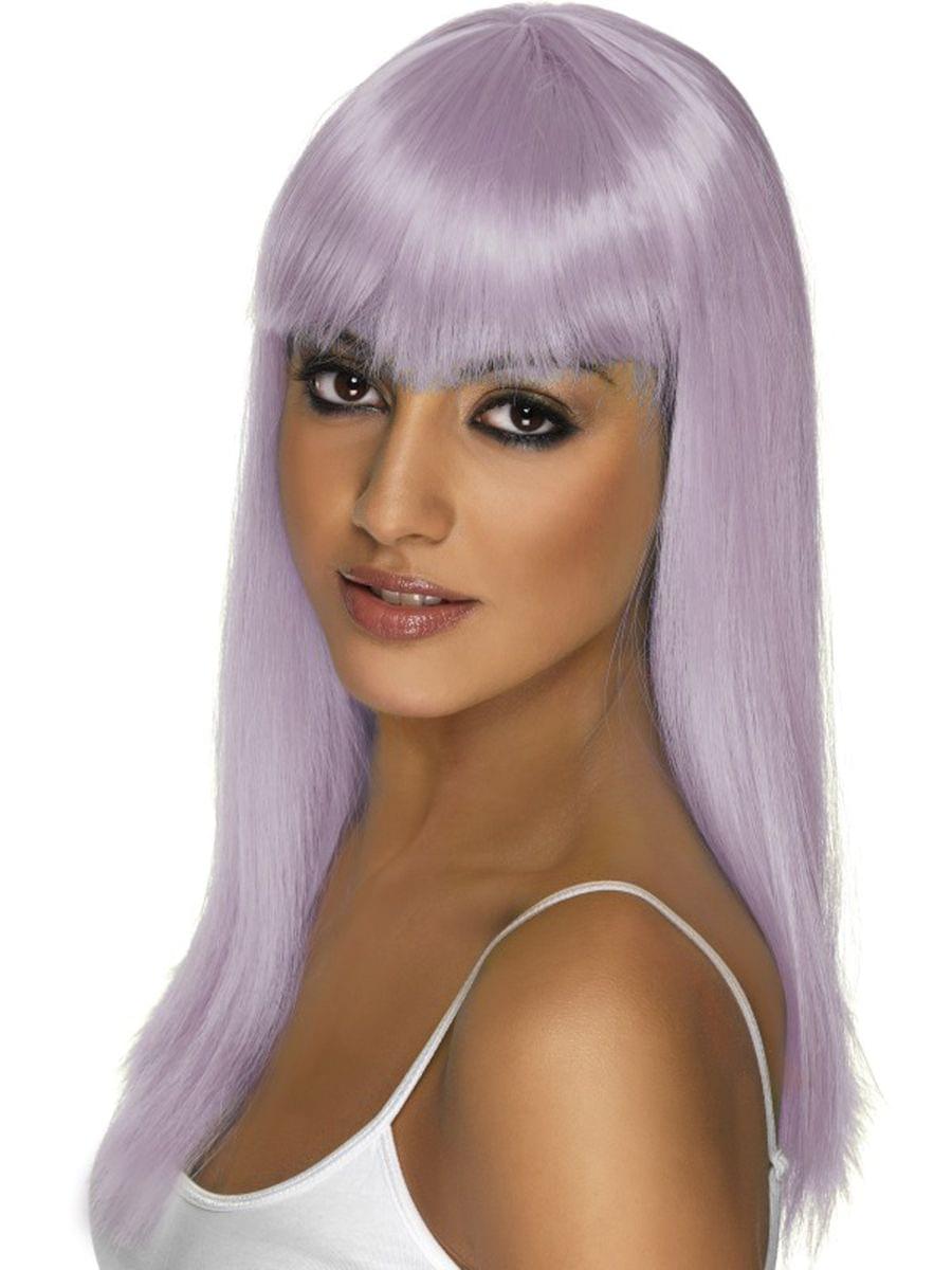 Long Lilac Glamourama Adult Costume Wig