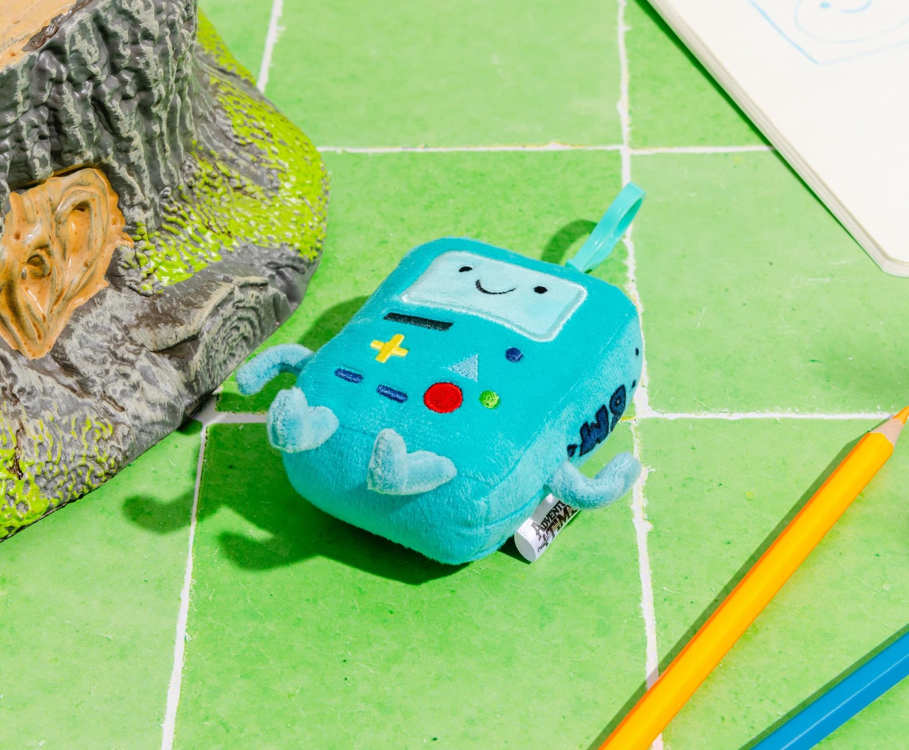 Adventure Time BMO Happy 4-Inch Plush Keychain