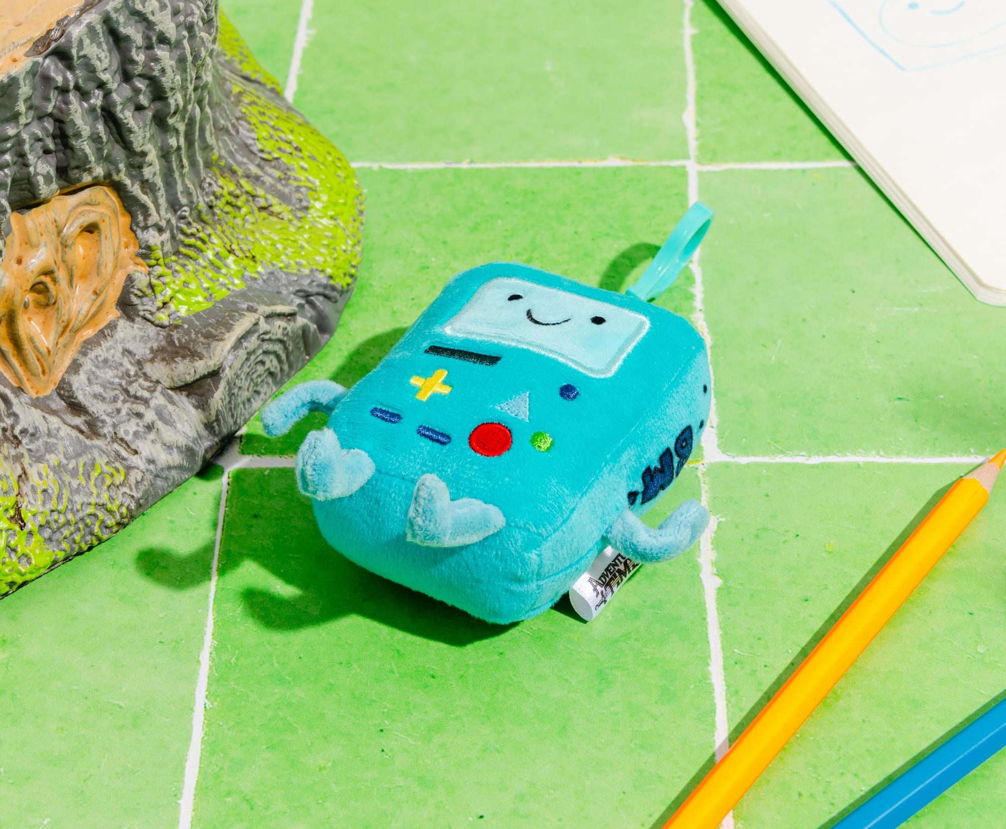 Adventure Time BMO Happy 4-Inch Plush Keychain