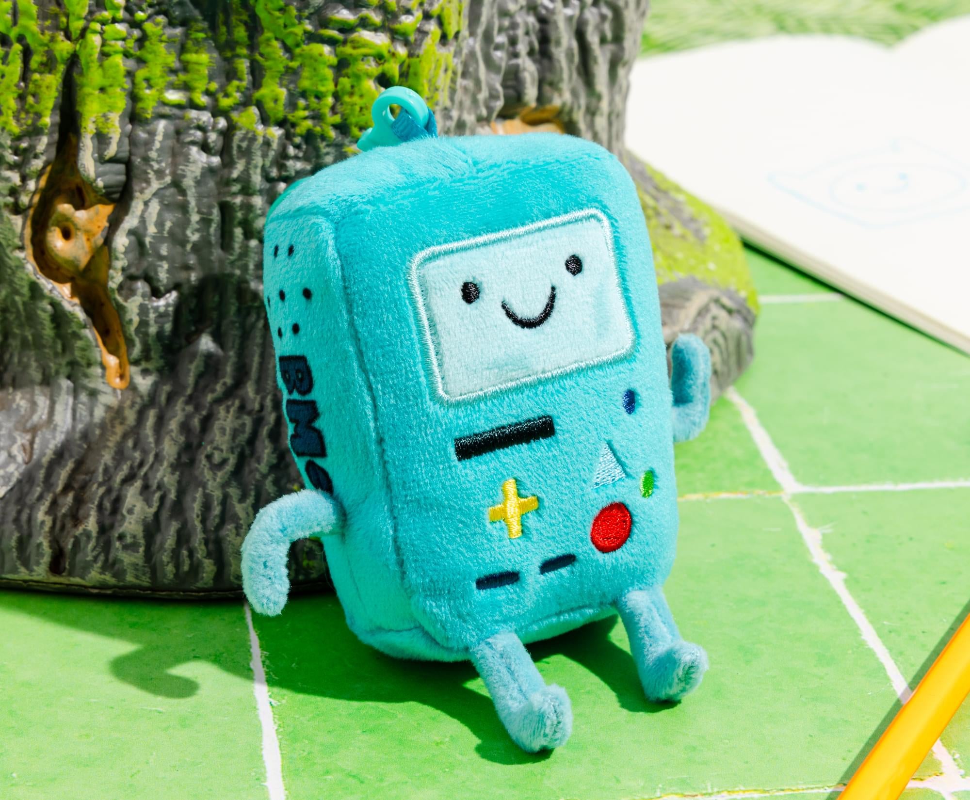 Adventure Time BMO Happy 4-Inch Plush Keychain