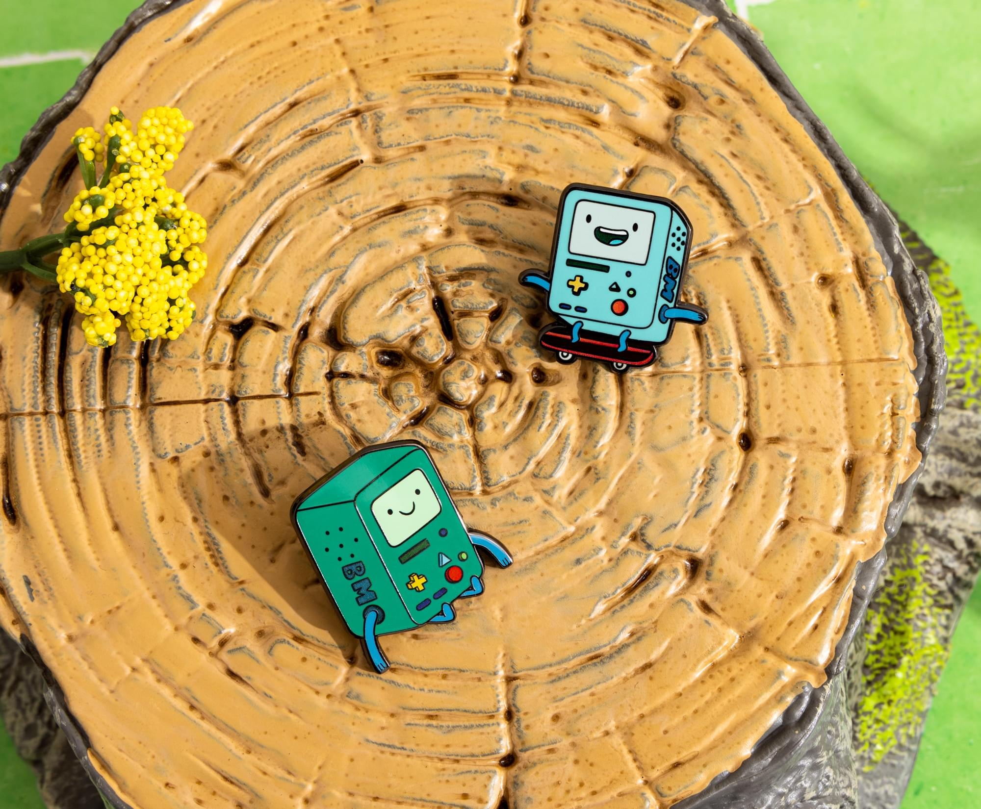 Adventure Time BMO Sitting Enamel Pin