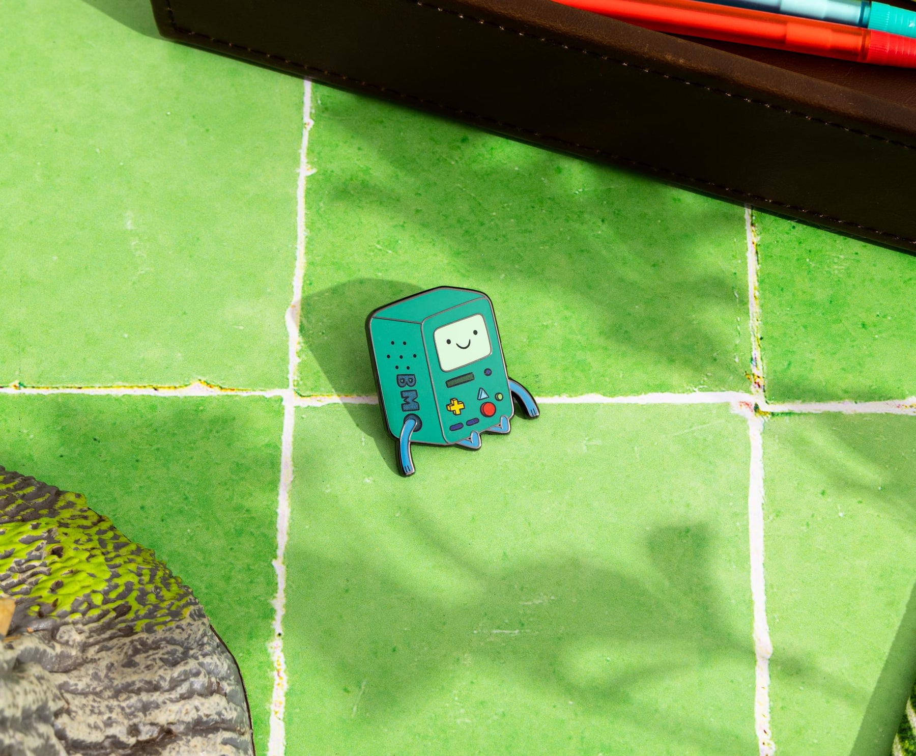Adventure Time BMO Sitting Enamel Pin