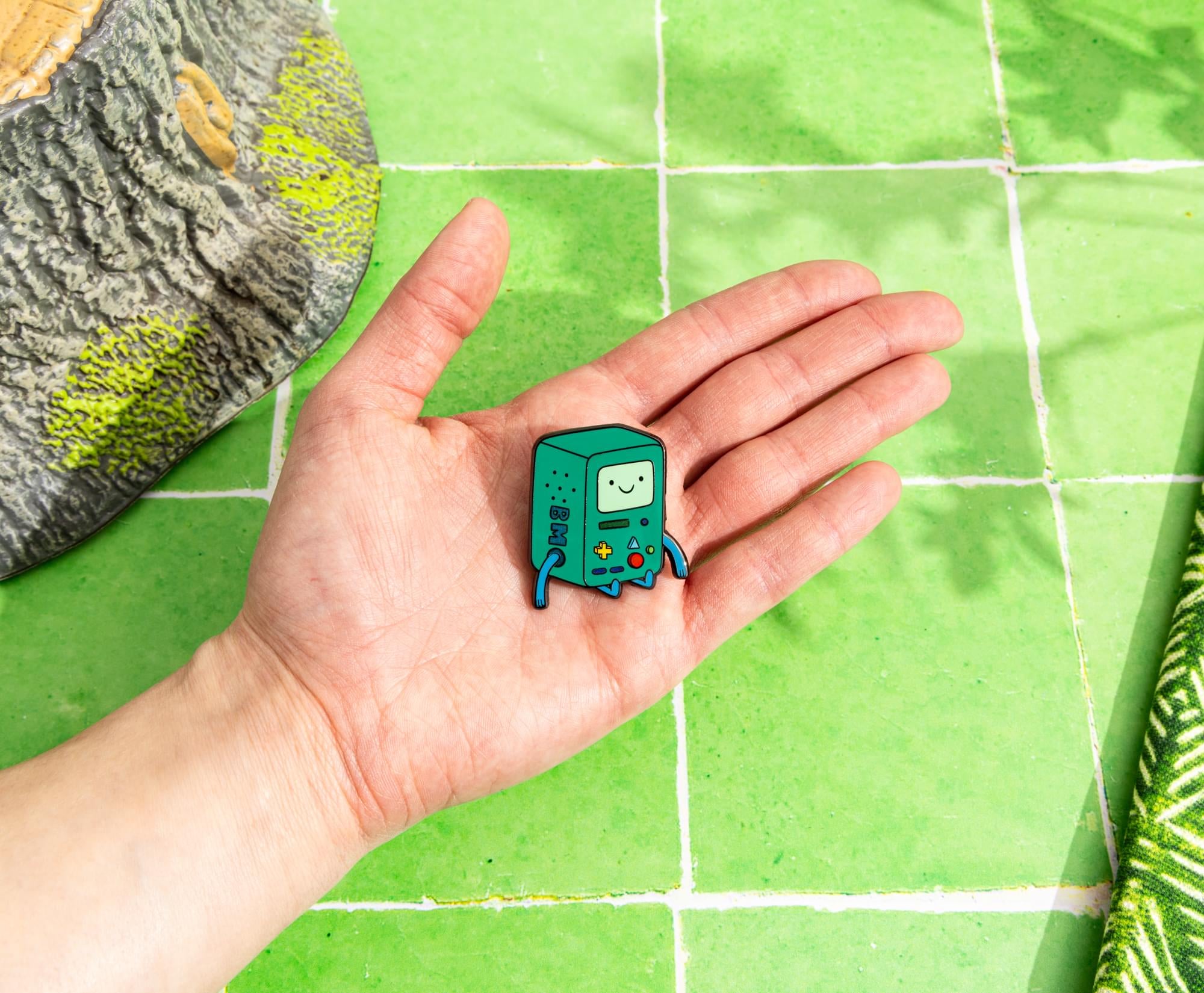 Adventure Time BMO Sitting Enamel Pin