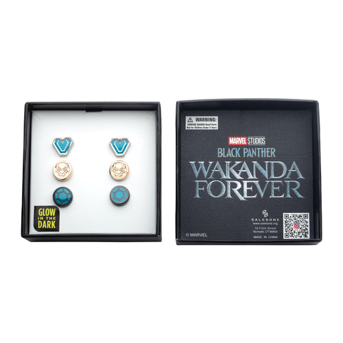 Single Black Panther Hoop Earring