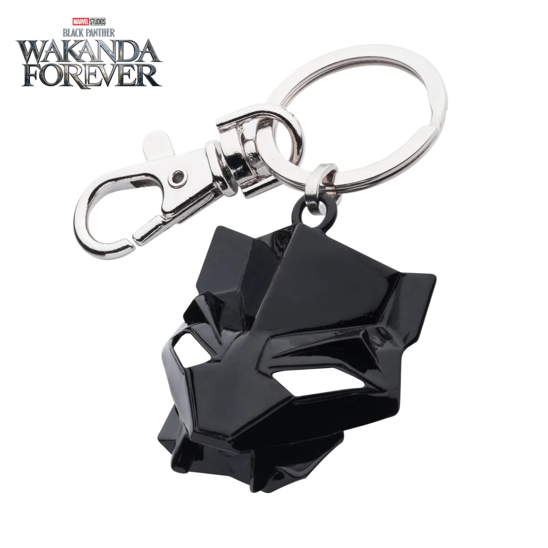 Marvel Black Panther: Wakanda Forever Mask Metal Keychain