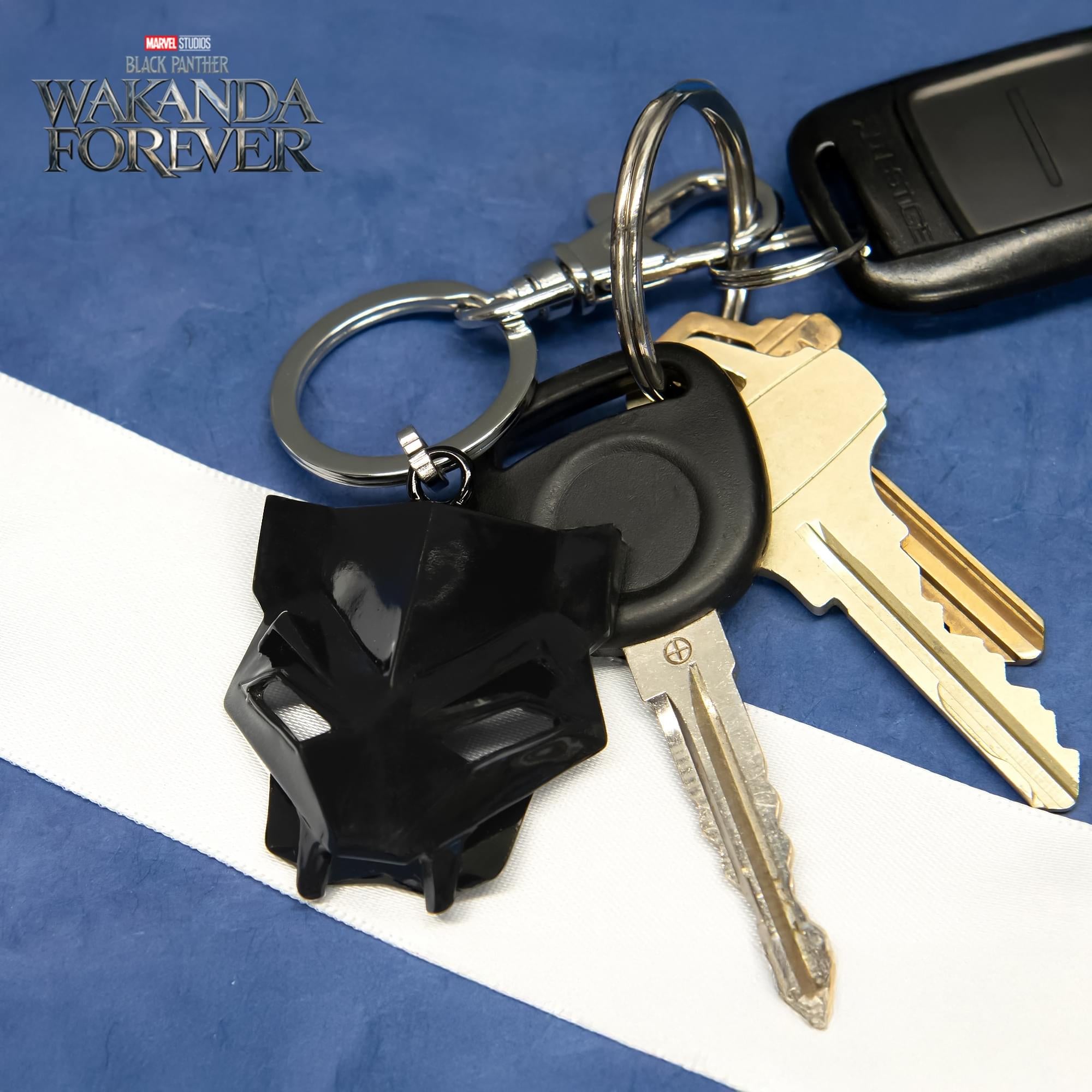 Marvel Black Panther: Wakanda Forever Mask Metal Keychain