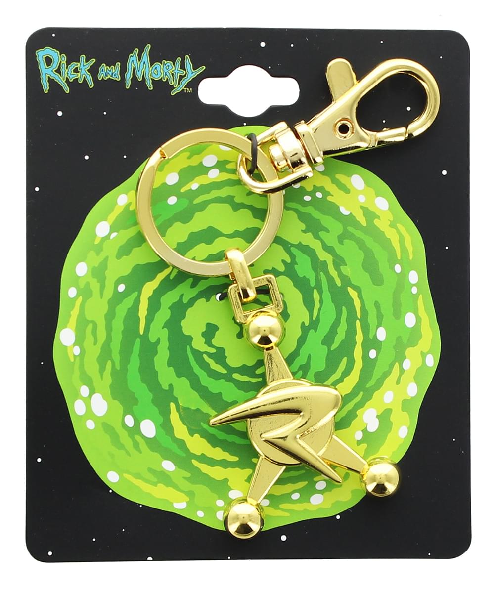 Rick and Morty Council of Ricks 3D Key Chain & Pickle Rick Air Freshener Bundle