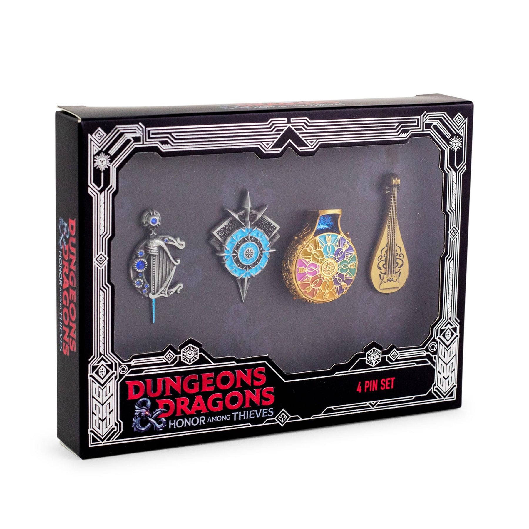 Dungeons & Dragons Honor Among Thieves 4-Piece Metal Pin Set