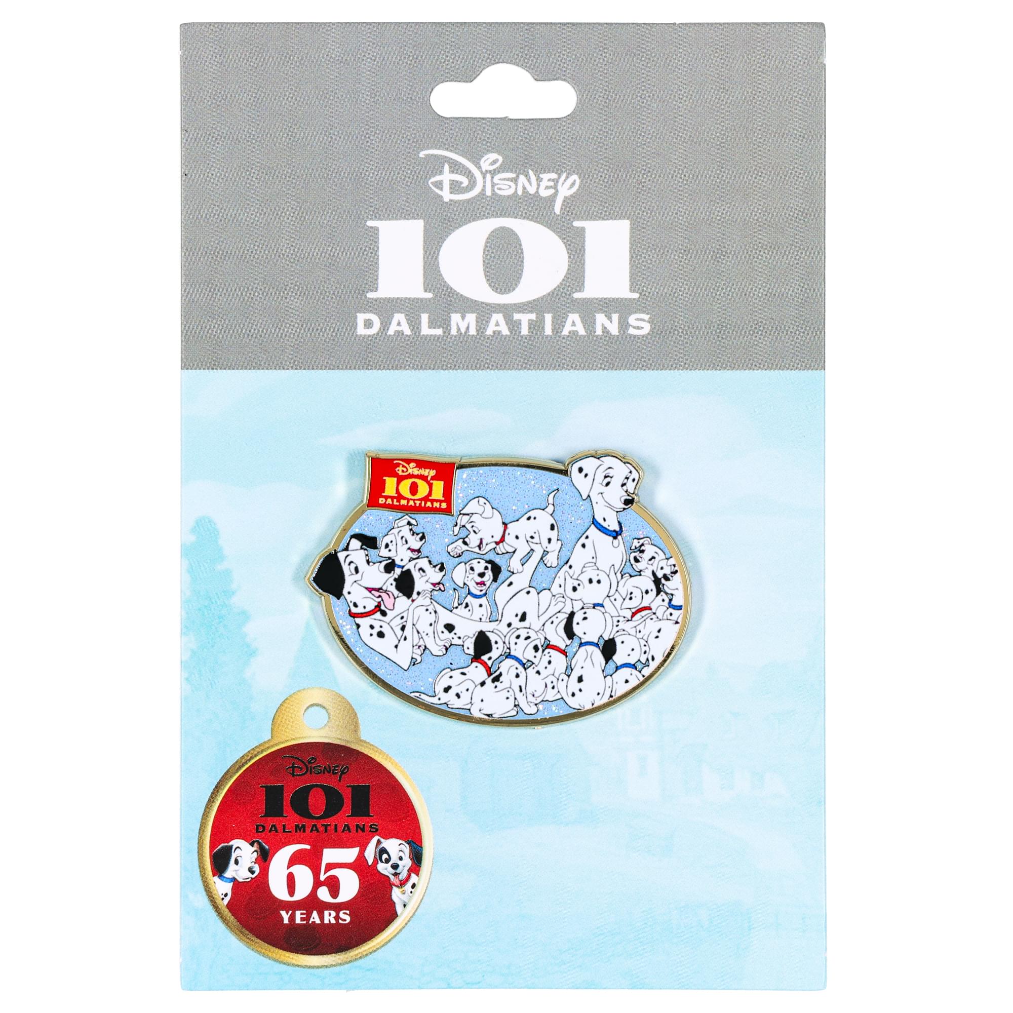 Disney 101 Dalmatians 65th Anniversary Glitter Enamel Pin