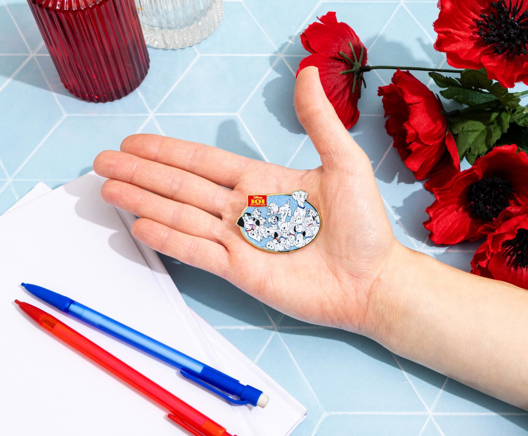Disney 101 Dalmatians 65th Anniversary Glitter Enamel Pin