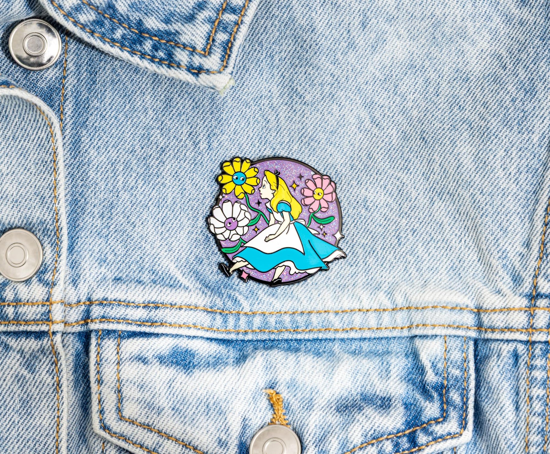 Disney Alice In Wonderland 75th Anniversary Enamel Pin