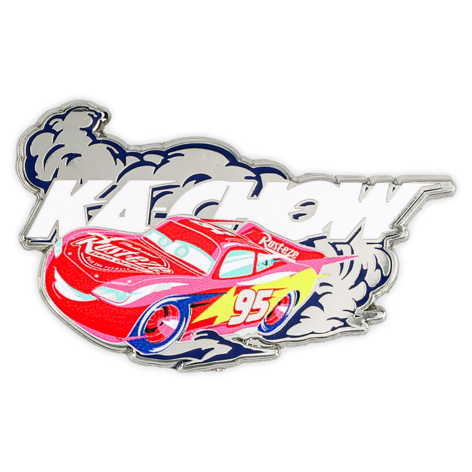 Disney Pixar Cars Lightning McQueen "Kachow" 20th Anniversary Enamel Pin
