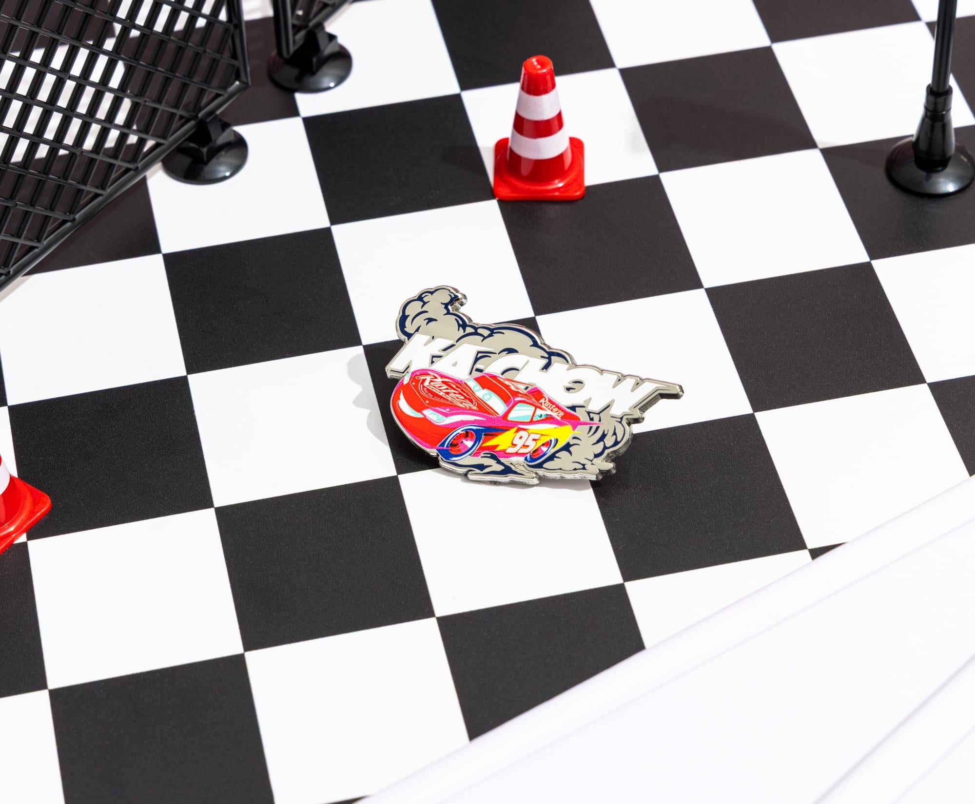 Disney Pixar Cars Lightning McQueen "Kachow" 20th Anniversary Enamel Pin