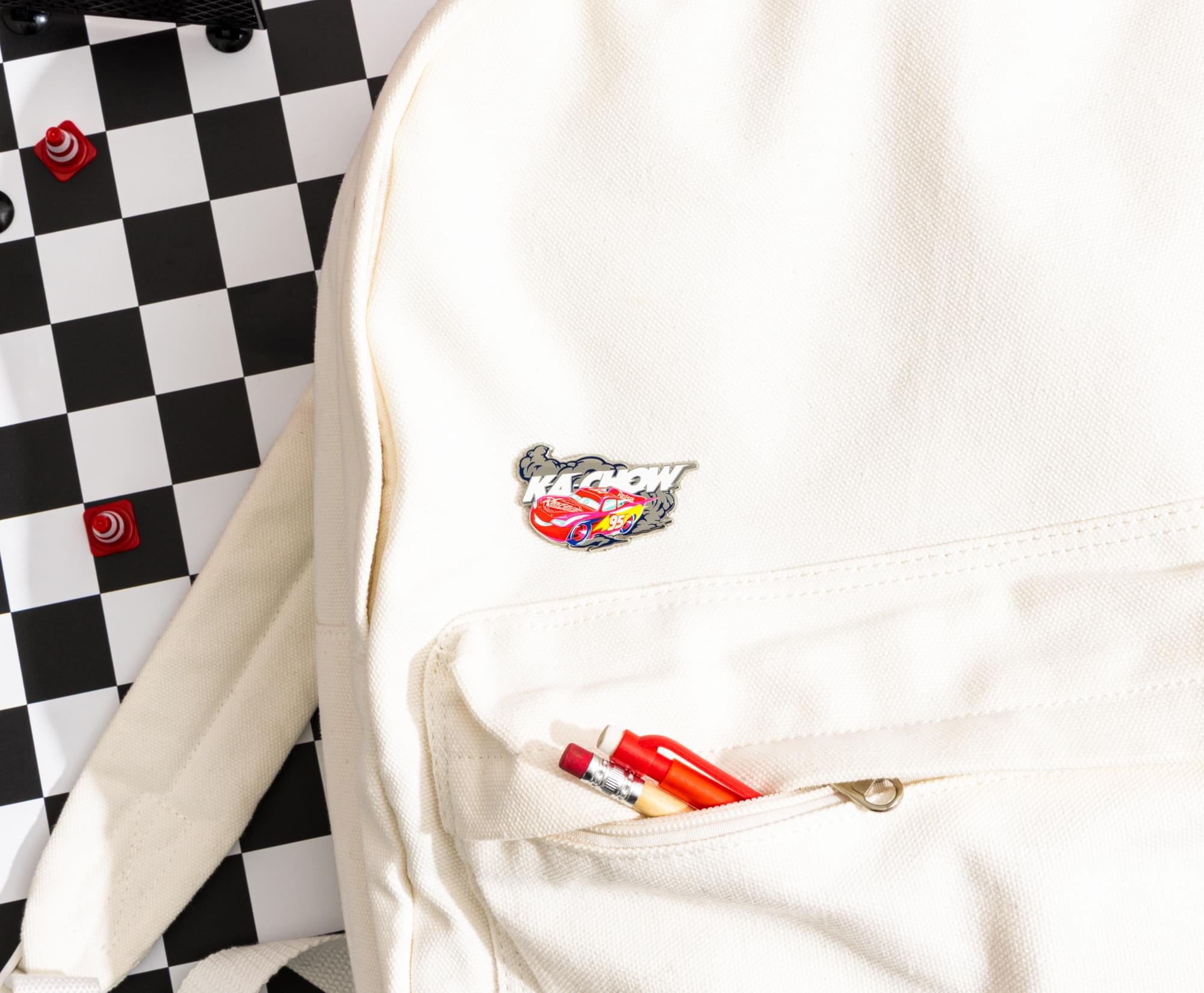 Disney Pixar Cars Lightning McQueen "Kachow" 20th Anniversary Enamel Pin